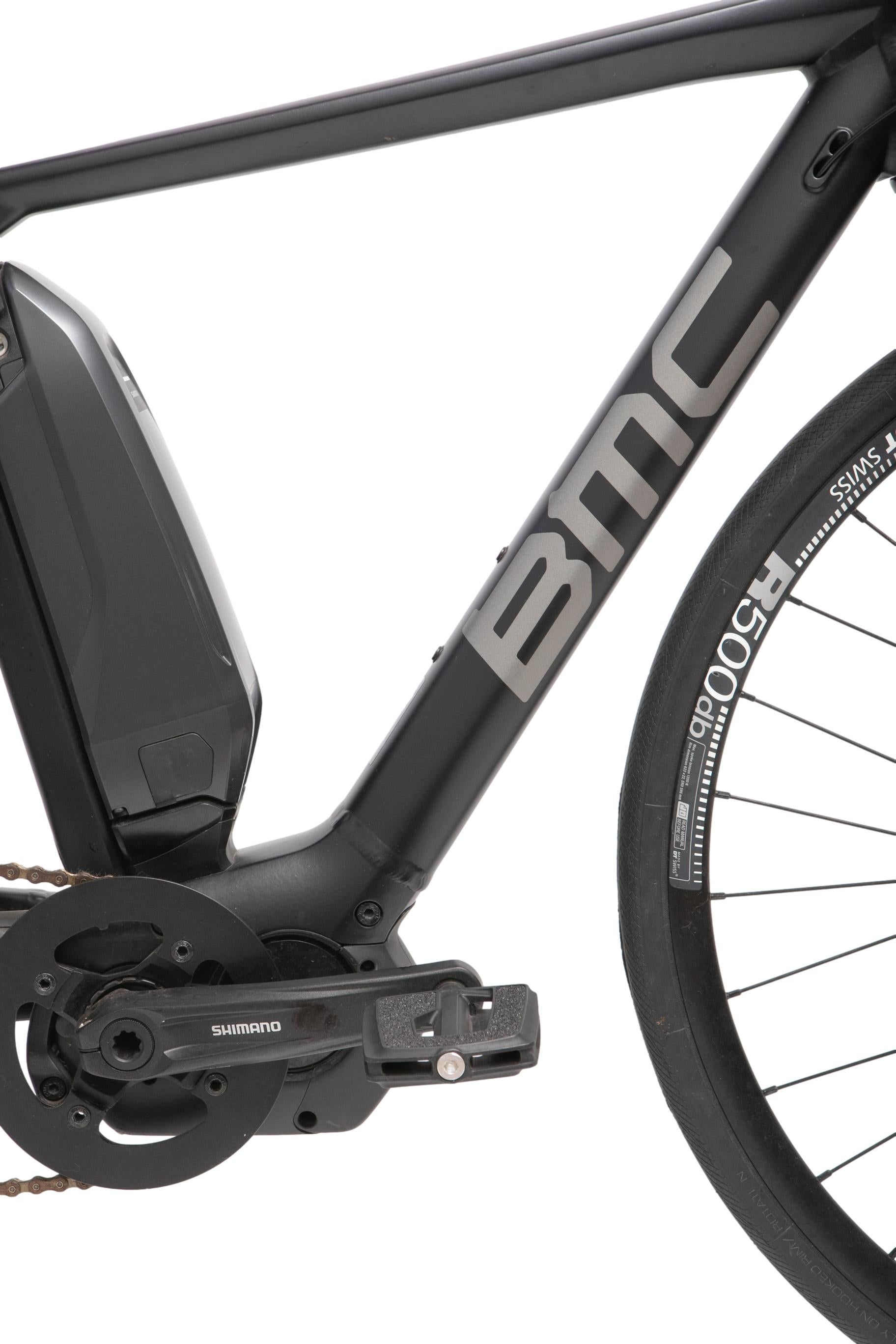 Bicicleta E-Bike Unissex BMC Alpen Challenge Preta - Tamanho Small