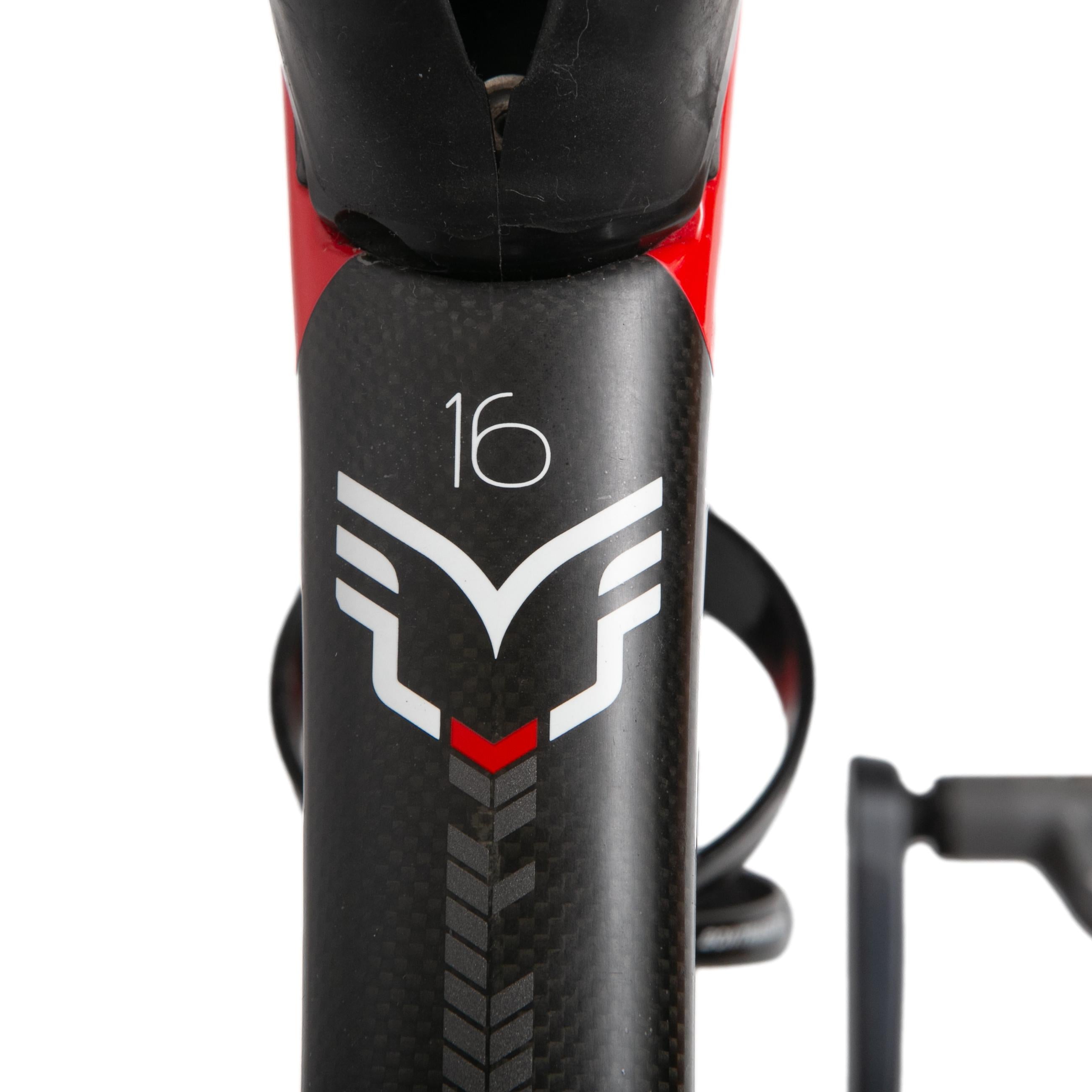 Bicicleta Unissex Felt IA16 Vermelha Com Rodas Zipp + Rodas De Treino - Tamanho 51