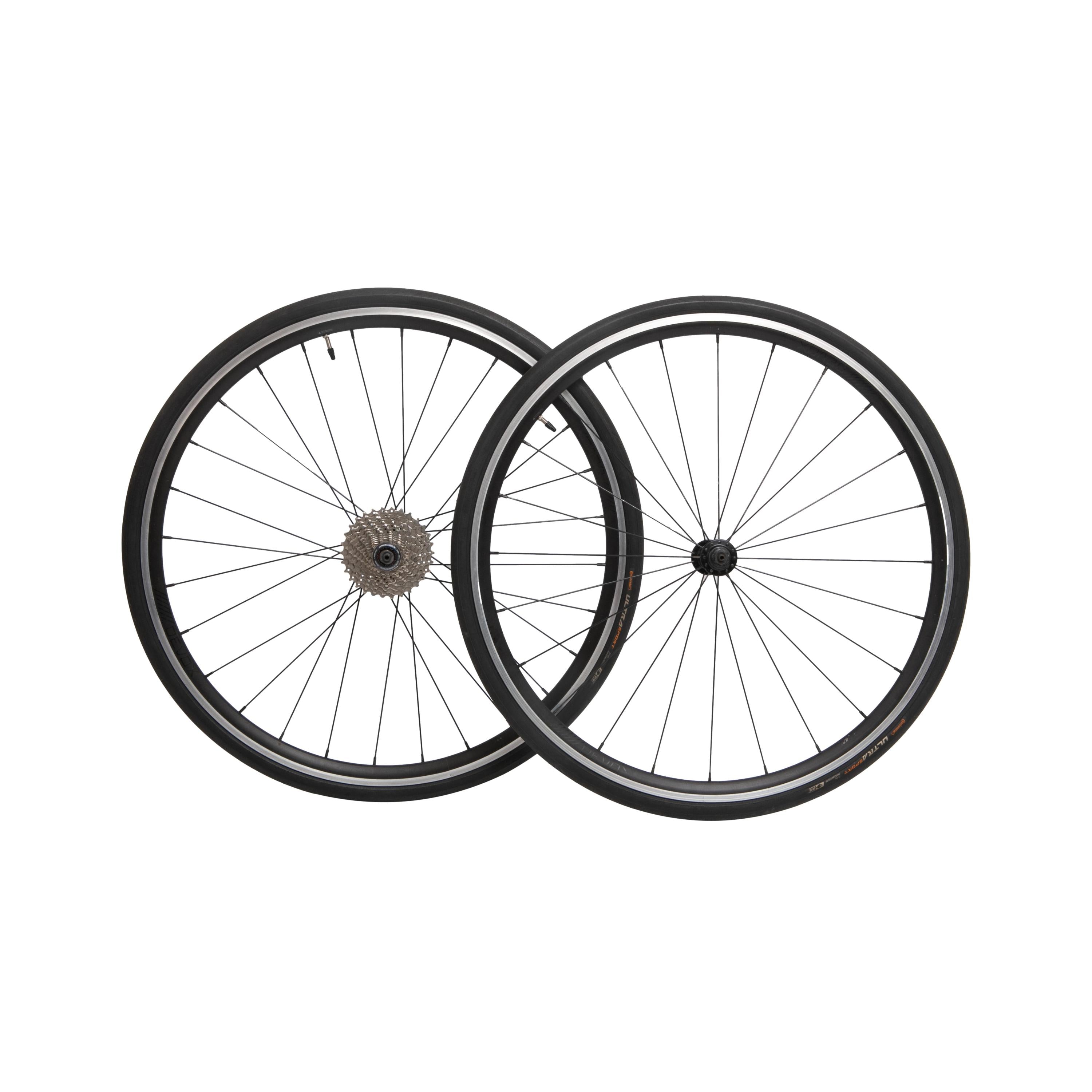 Bicicleta Unissex Felt IA16 Vermelha Com Rodas Zipp + Rodas De Treino - Tamanho 51