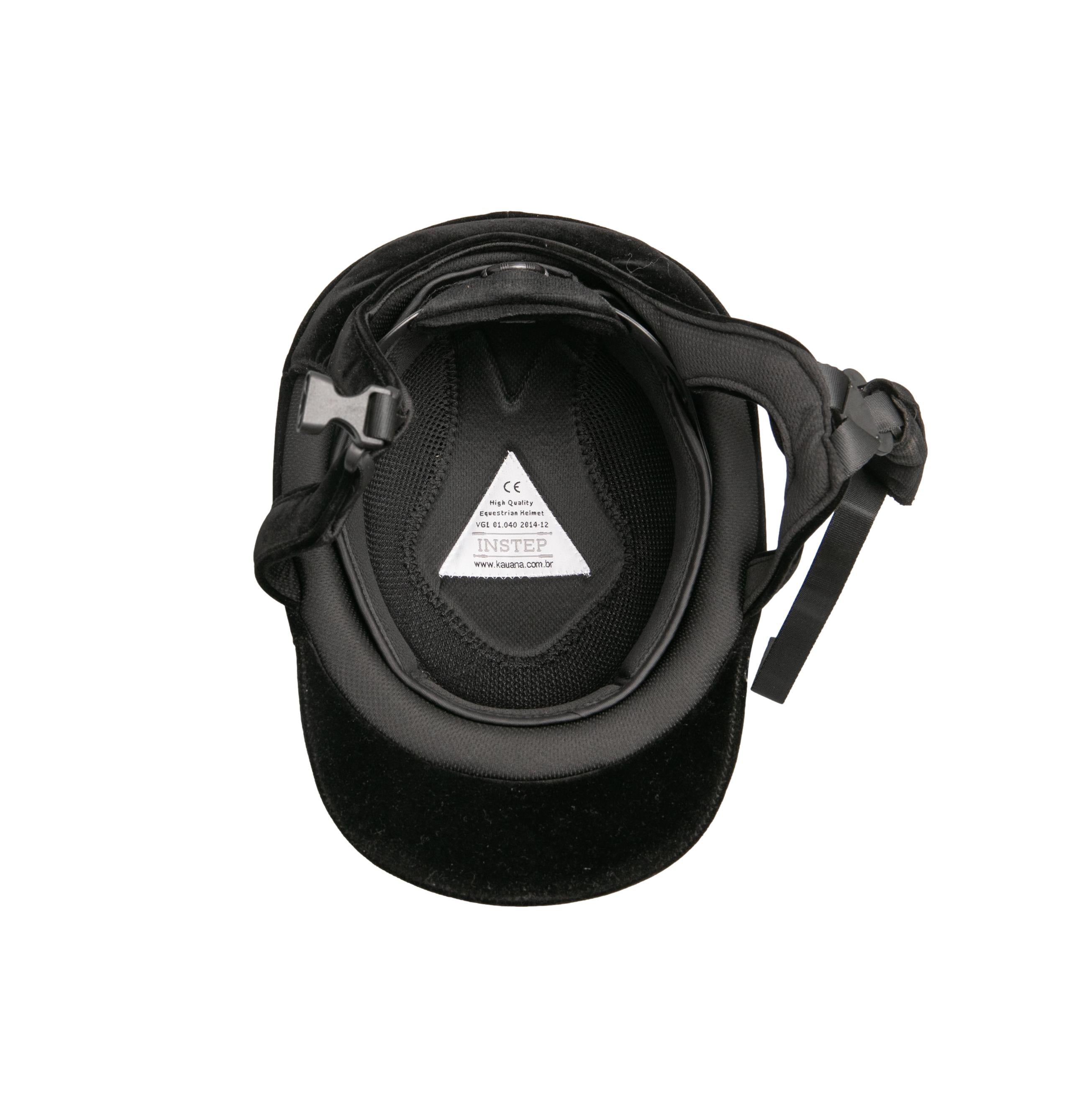 Capacete Unissex Hipismo Instep Preto - Tamanho S - 53/55