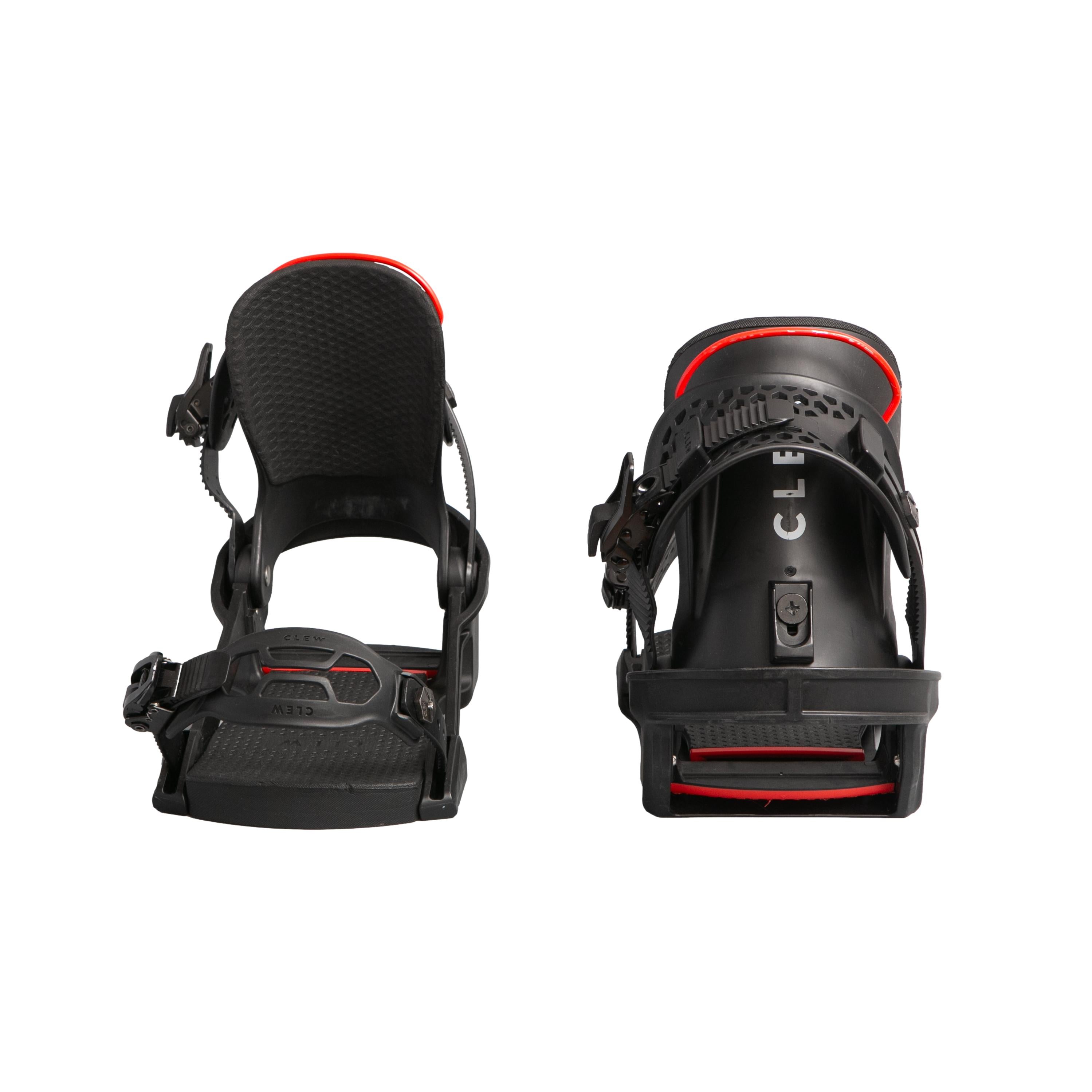 Binding Unissex Snowboard Clew Preto - Tamanho M