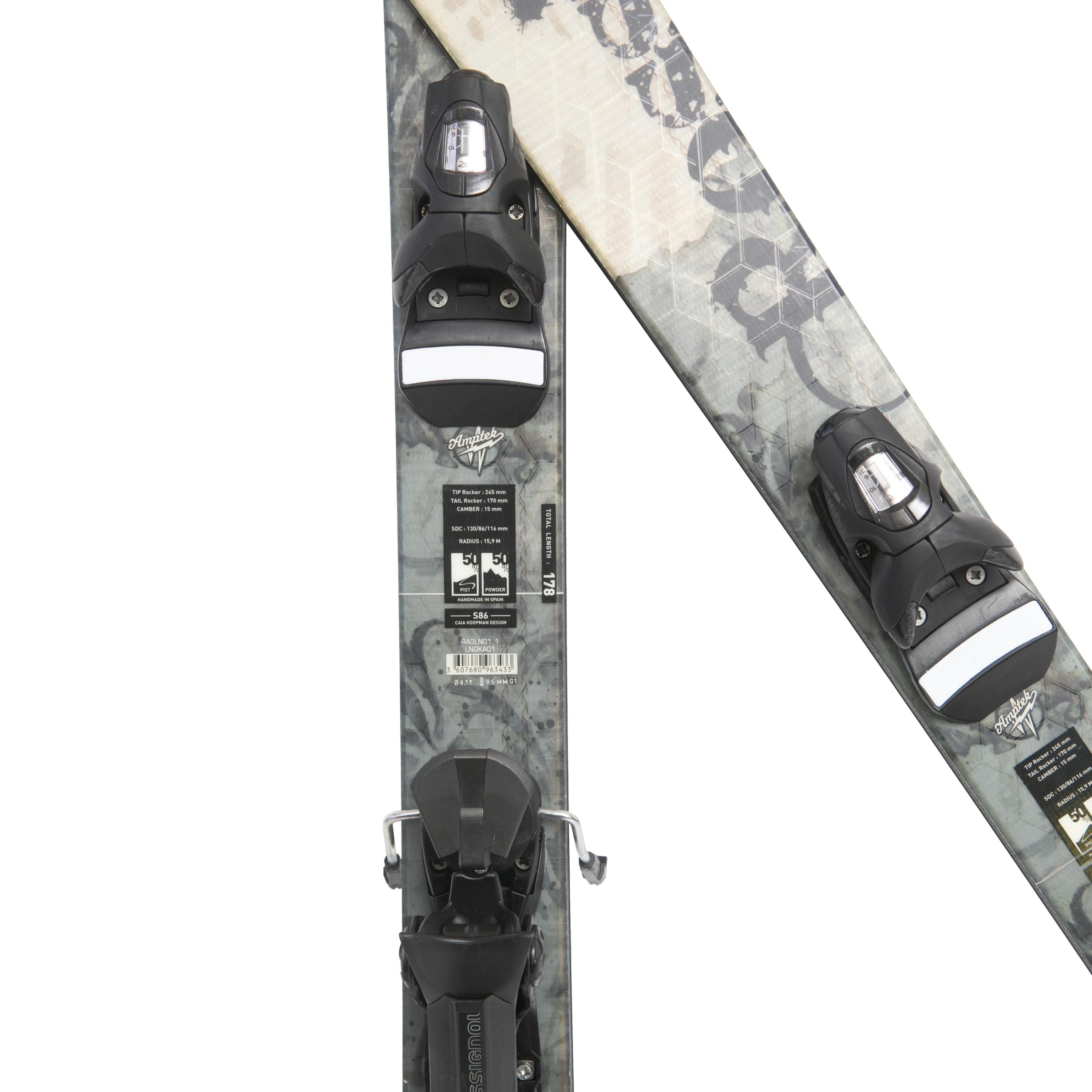 Par De Esquis Unissex Ski Rossignol S86 Colorido - Tamanho 178 cm