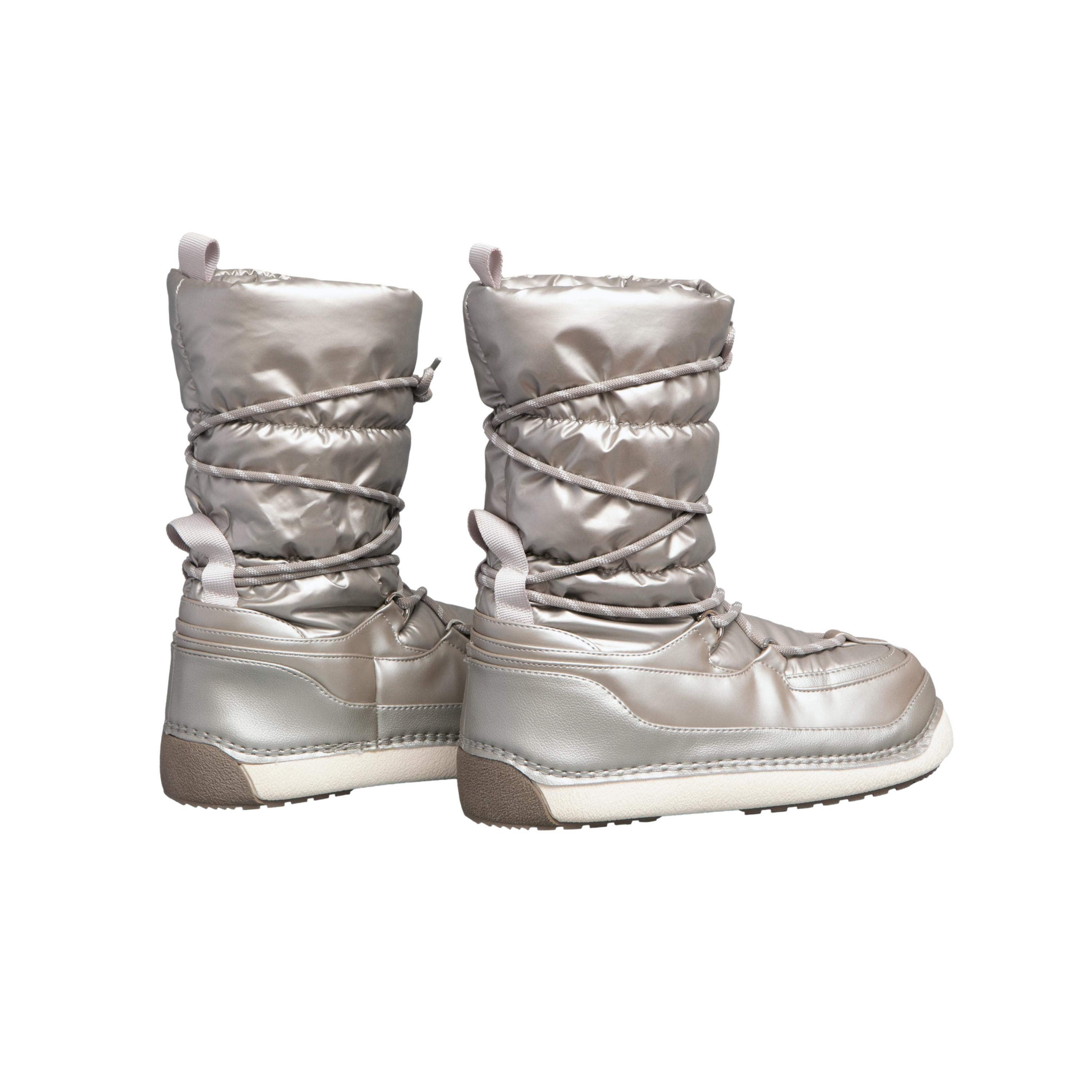 Bota Feminina Ski	Zara Blanches Clearance Water Repellent - Tamanho 38 Europa