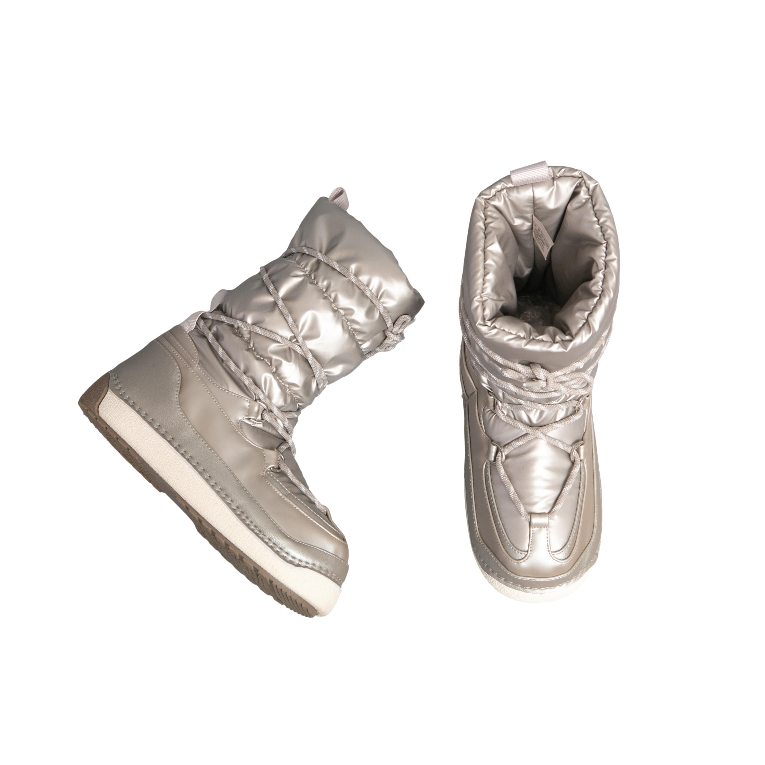 Bota Feminina Ski	Zara Blanches Clearance Water Repellent - Tamanho 38 Europa