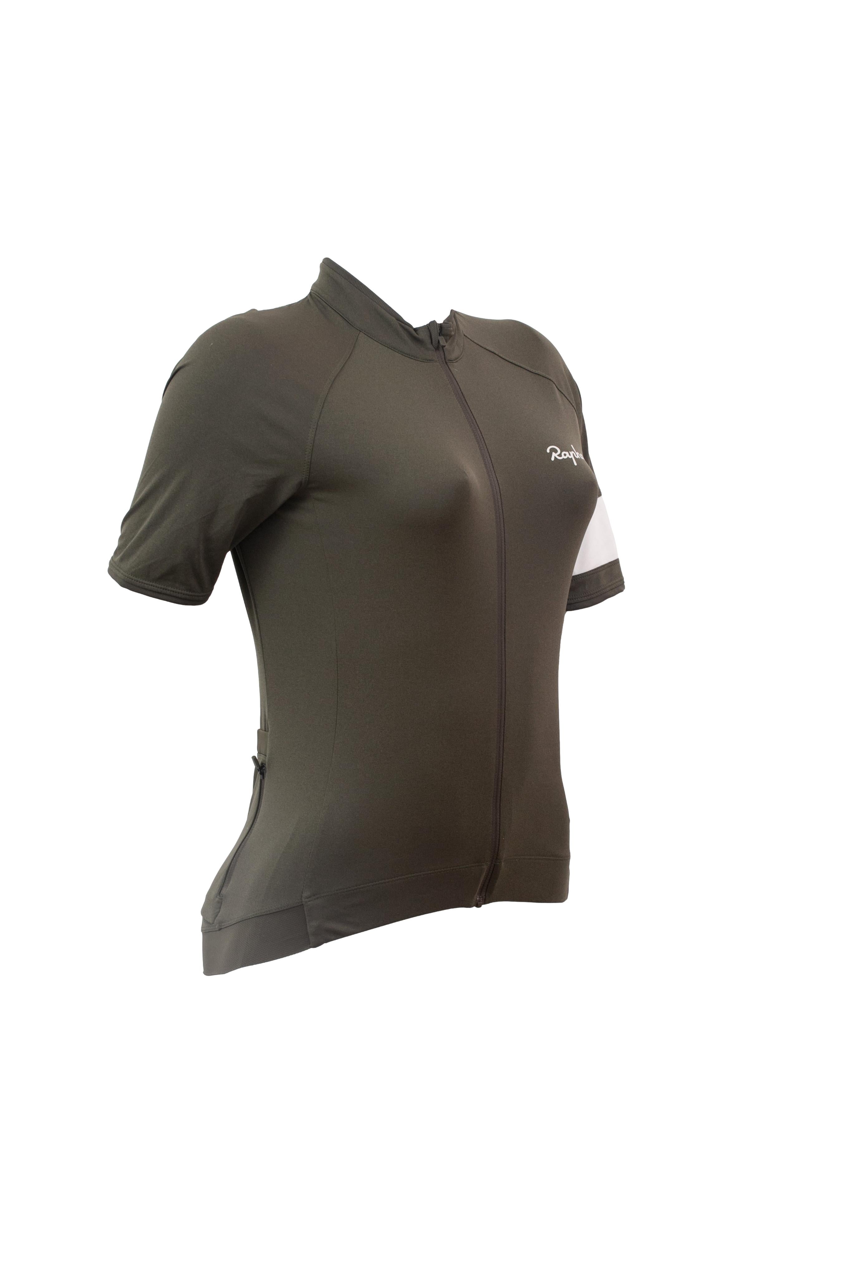 Camiseta Feminina Ciclismo Rapha Verde Musgo - Tamanho S