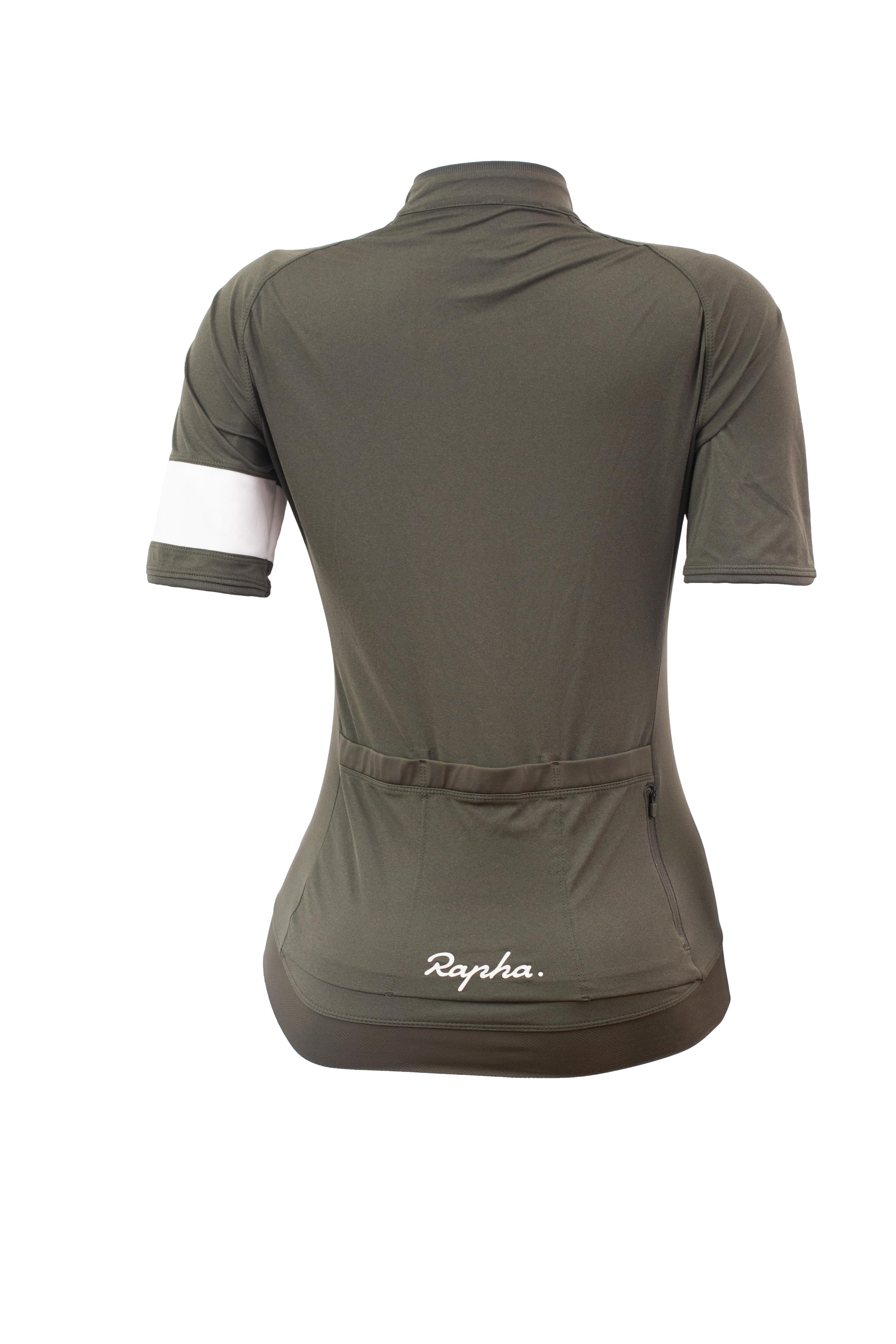 Camiseta Feminina Ciclismo Rapha Verde Musgo - Tamanho S