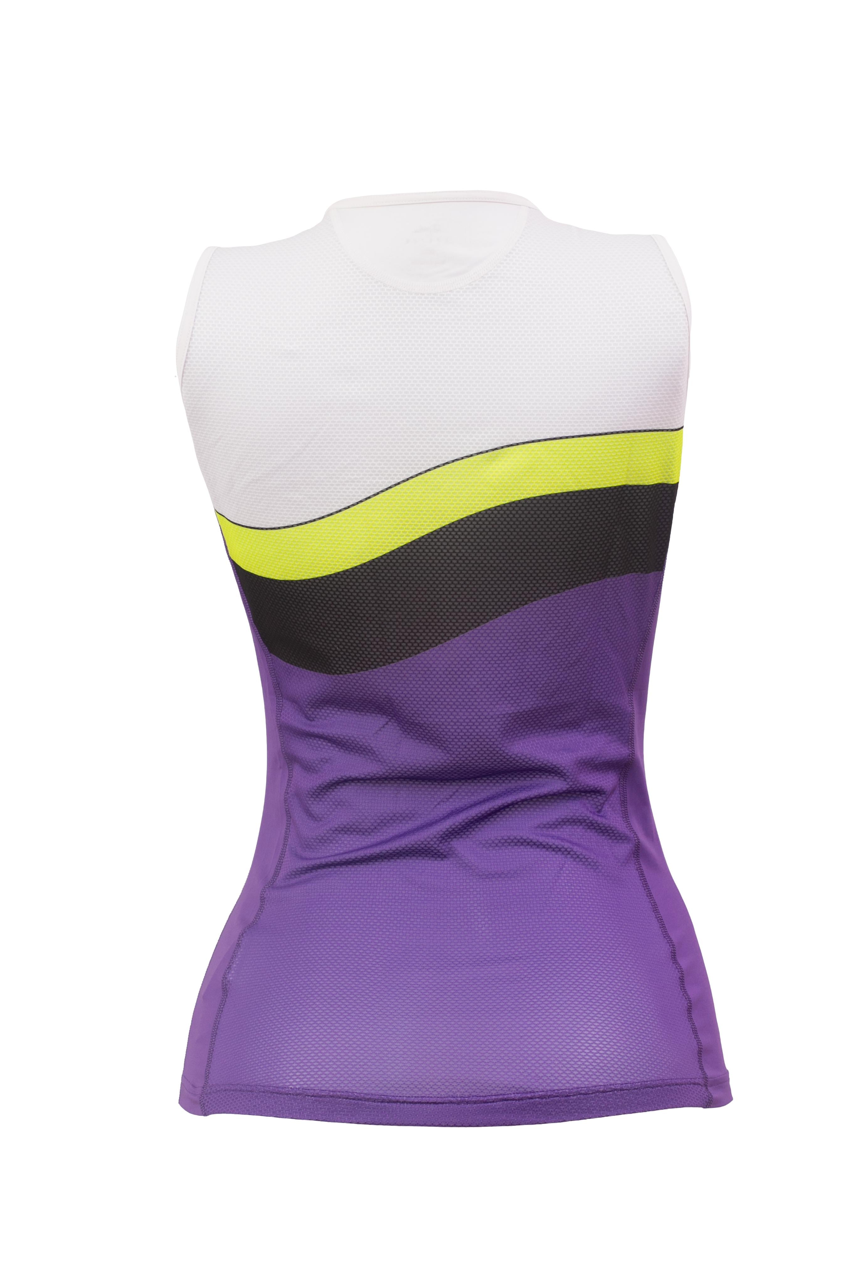 Camiseta Masculina Ciclismo Rapha	Branco/Verde/Roxo - Tamanho S