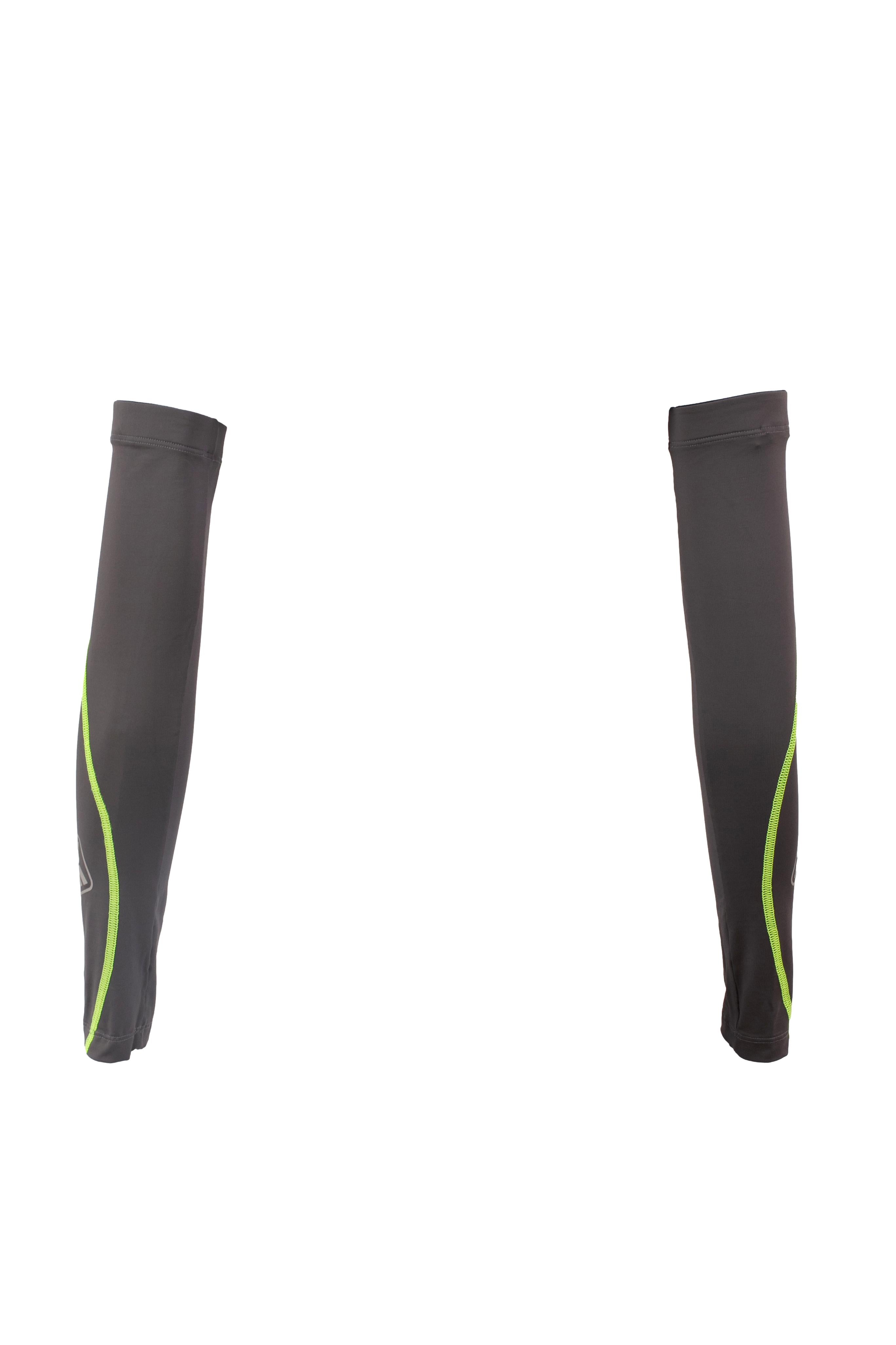Manguito Ciclismo Free Force Cinza/Verde - Tamanho P