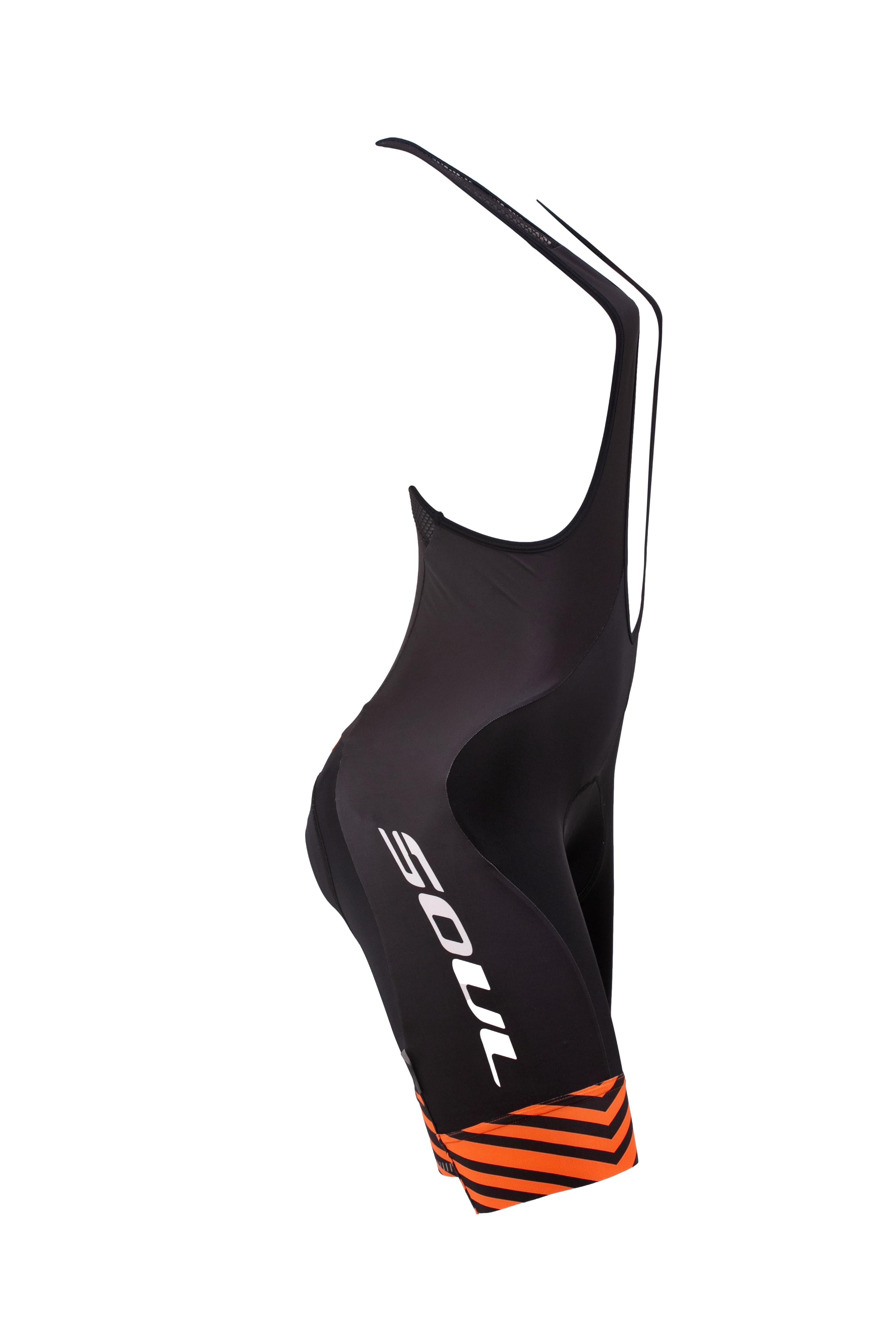 Macacão Masculino Ciclismo Soul Preto Com Listras - Tamanho S