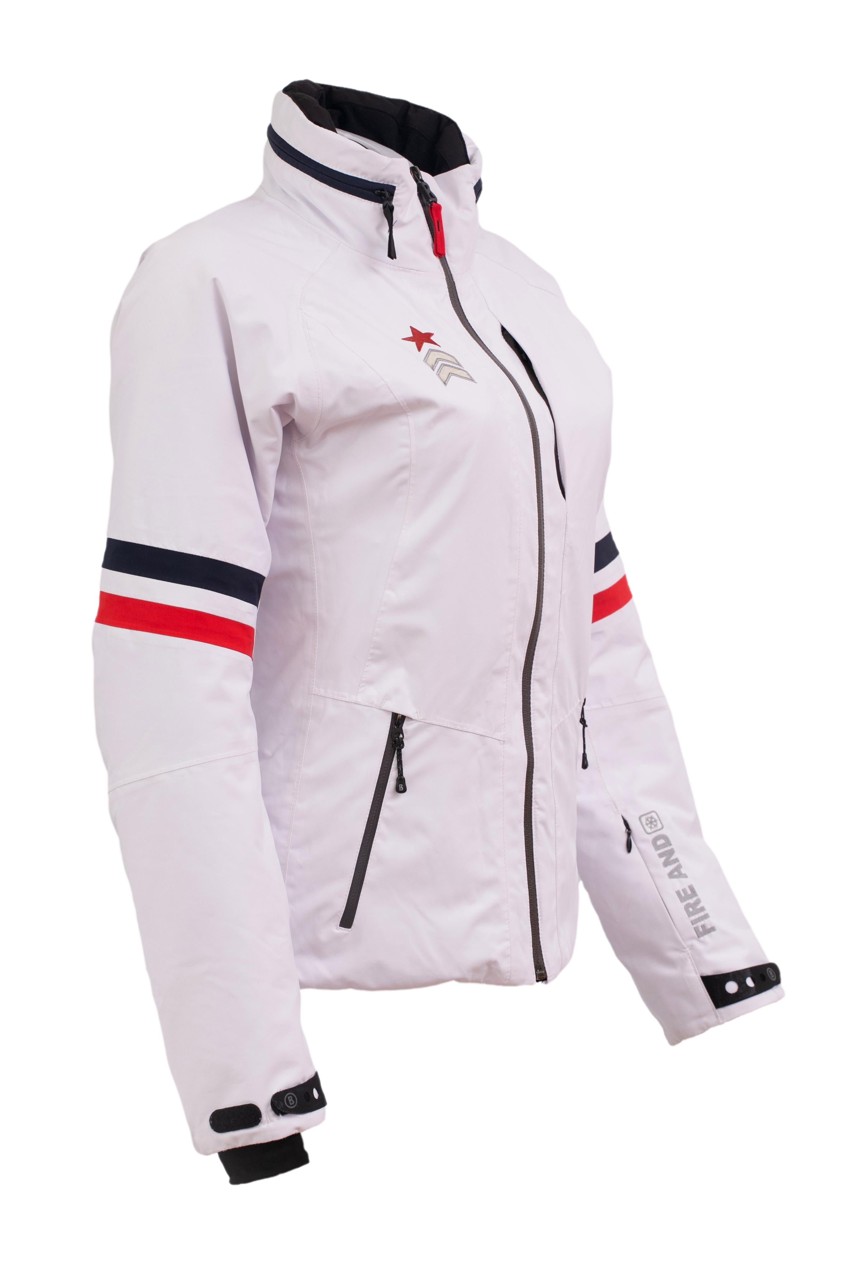 Casaco Feminino Ski Bogner Fire And Ice Branco -  Tamanho M