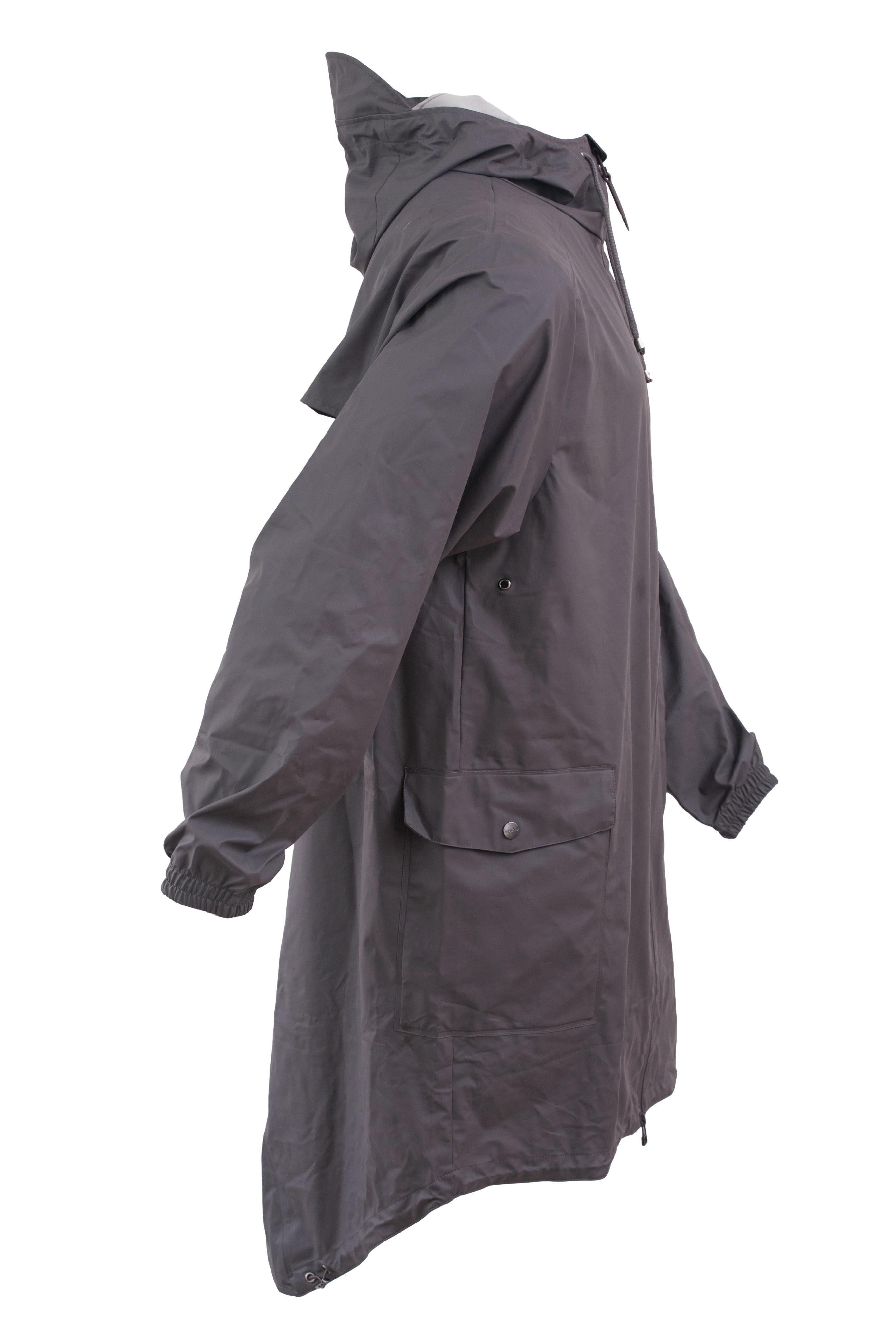 Capa De Chuva Unissex Rains Cinza - Tamanho S