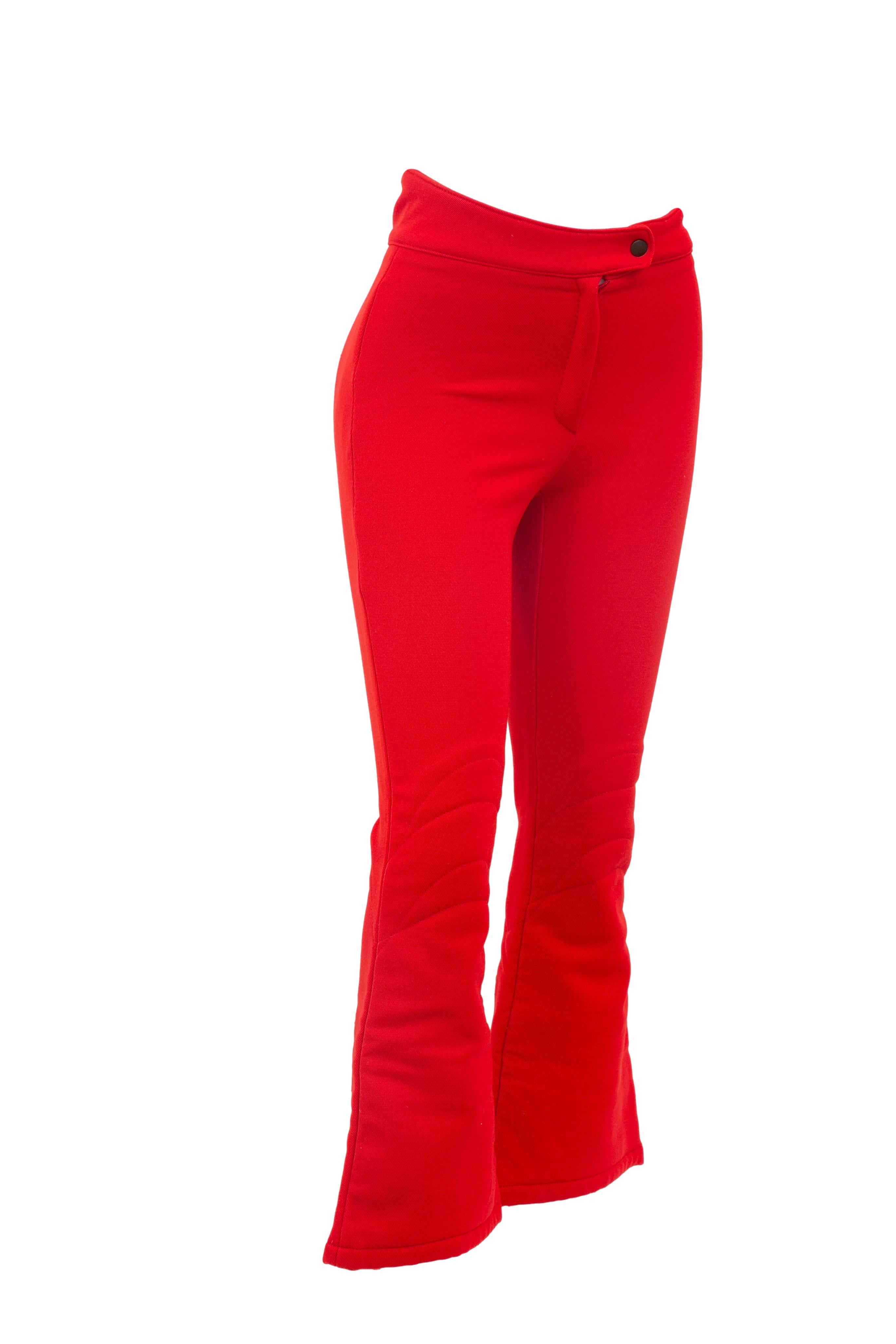 Calça Feminina Snowboard Fusalp Vermelha - Tamanho 42