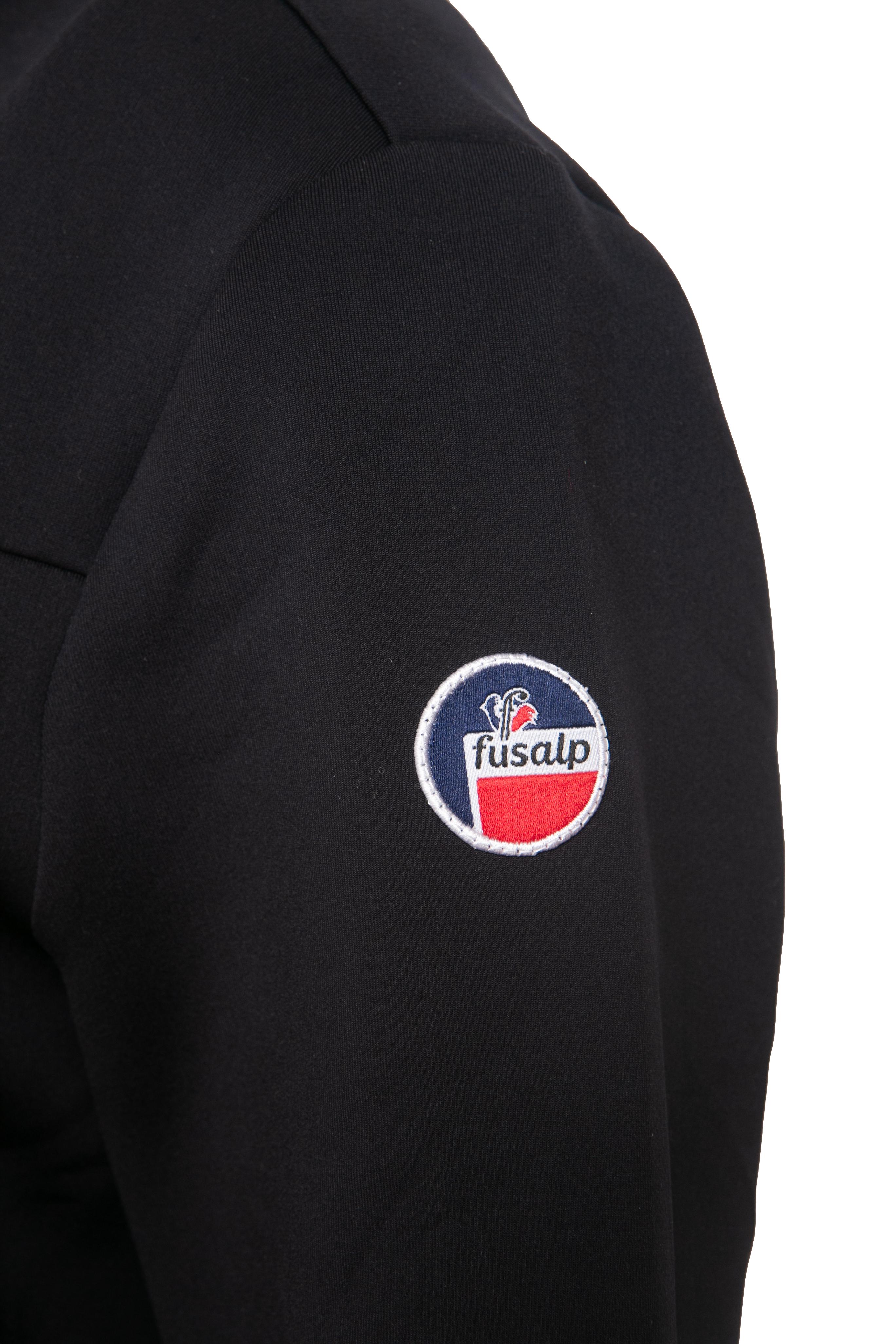 Casaco Fleece Detalhe Matelassê Unissex Ski Fusalp Preto - Tamanho 42
