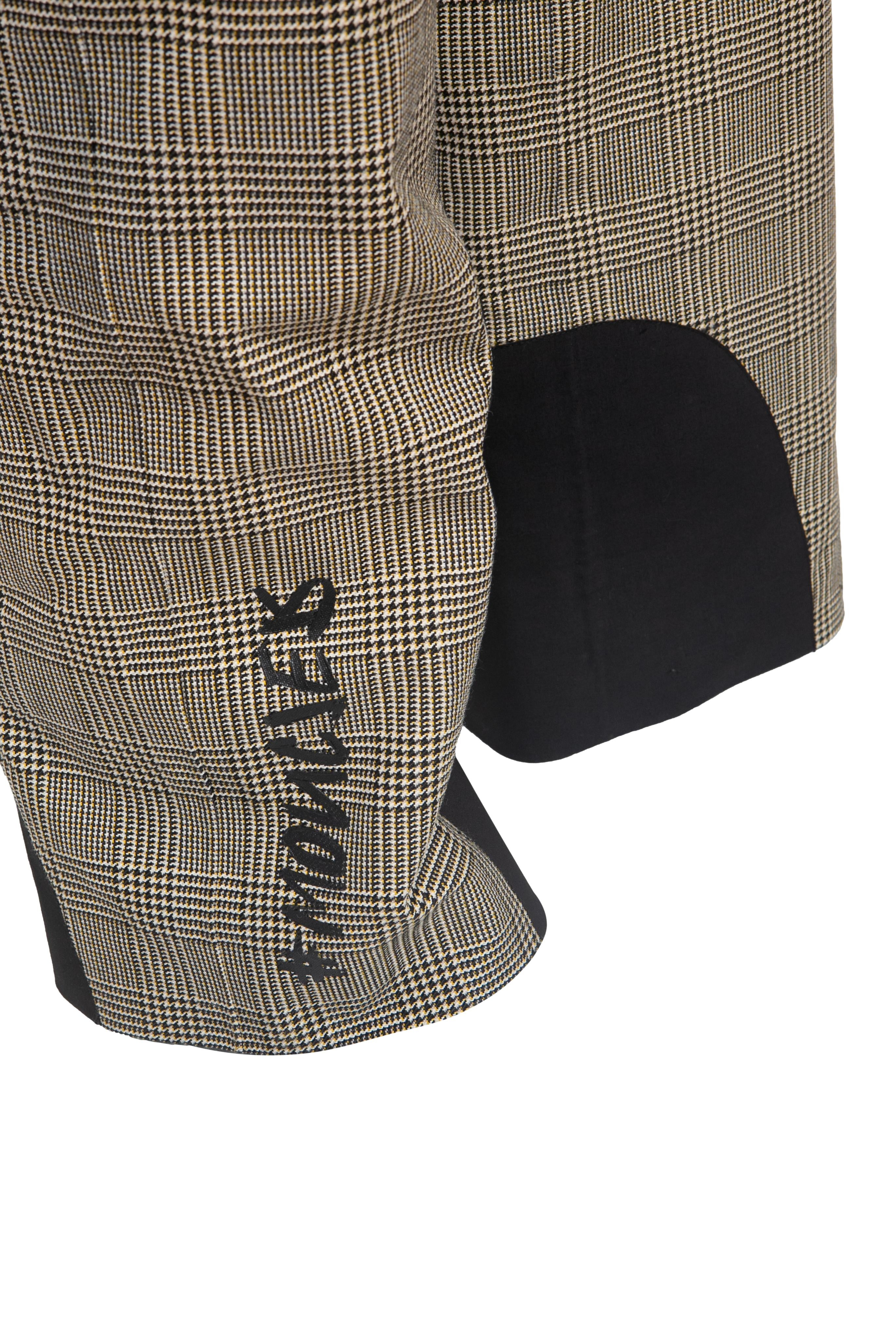 Calça Unissex Ski Moncler Primaloft Xadrez Bege - Tamanho M