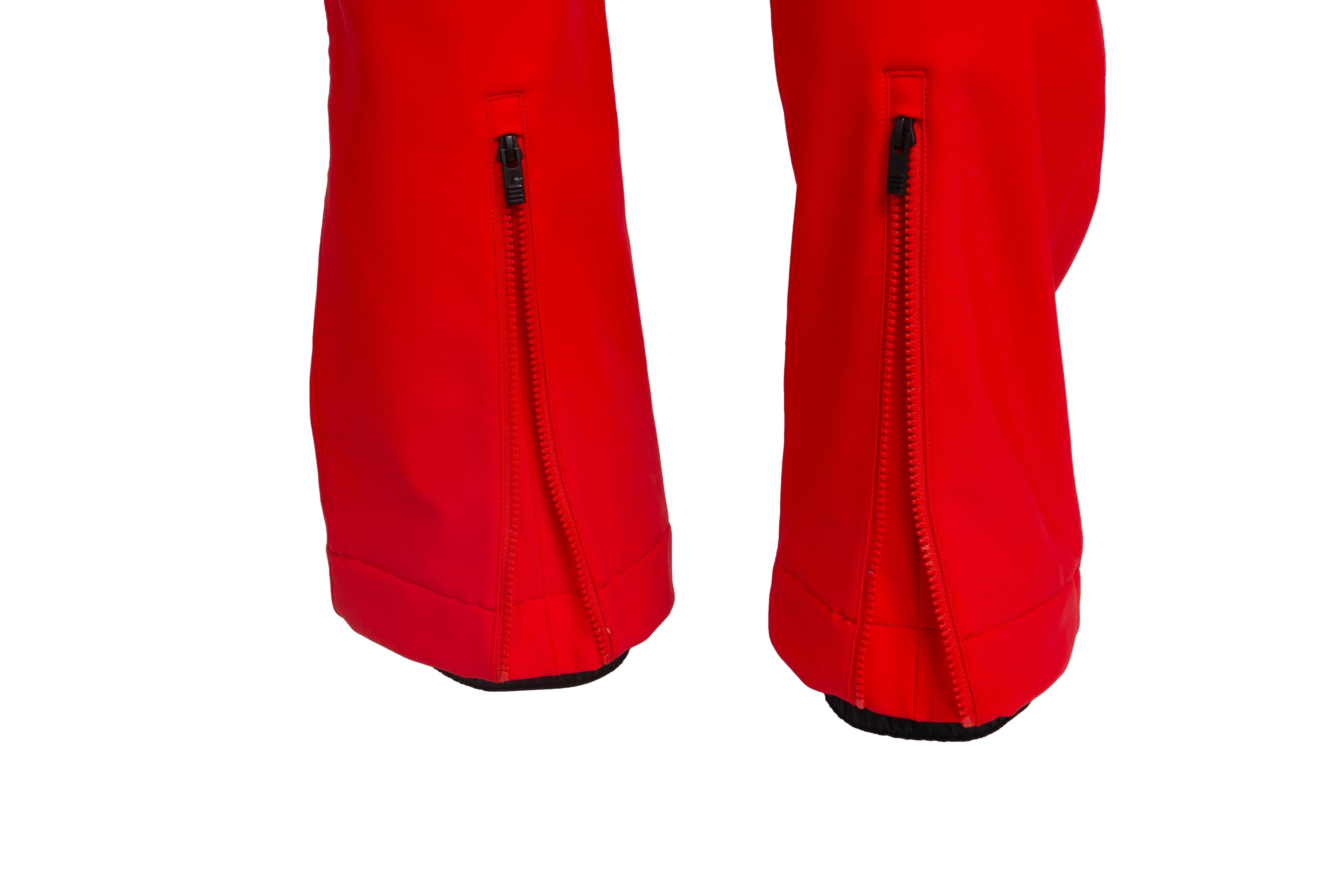 Calça Unissex Ski	Fusalp Primaloft Vermelha - Tamanho 42