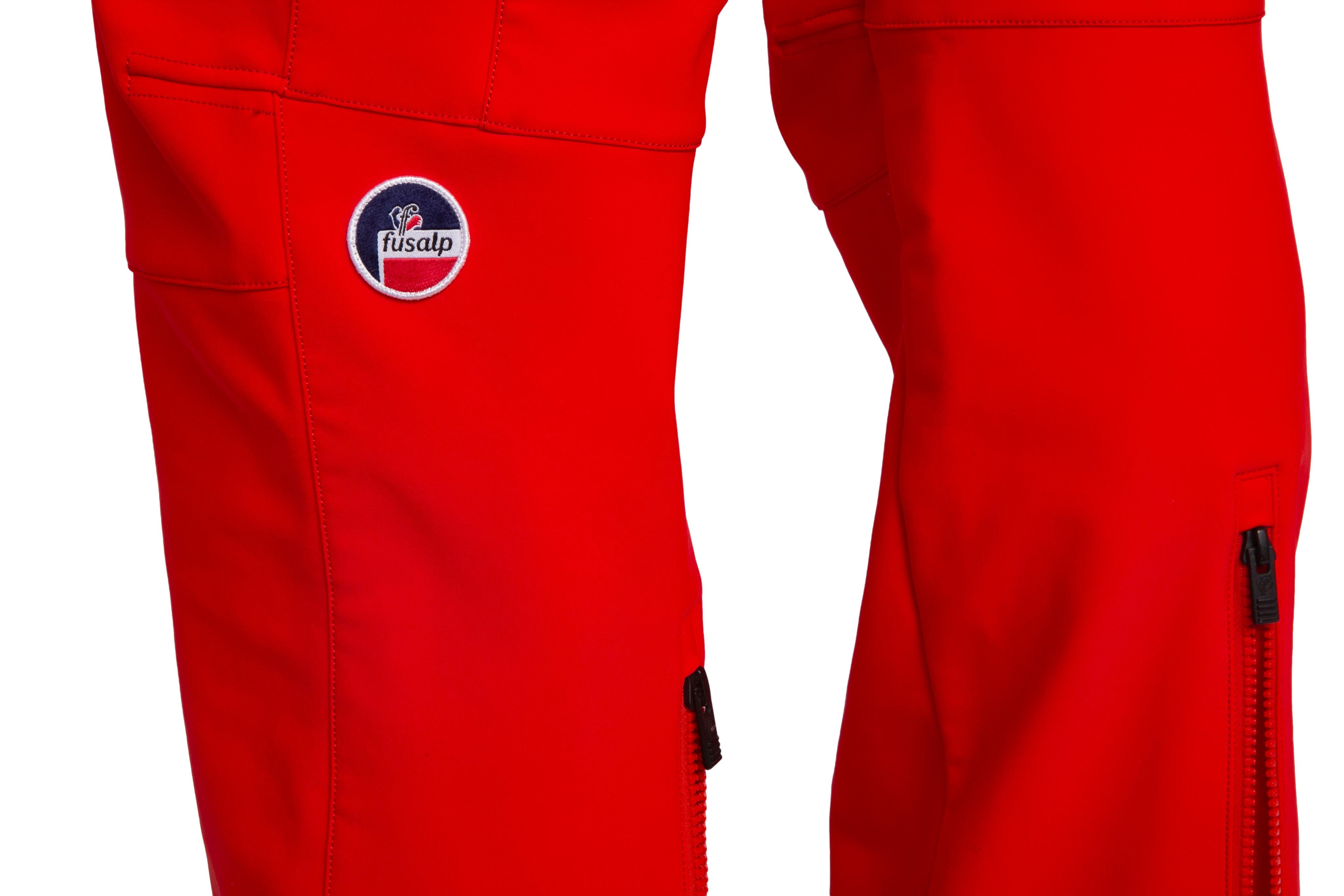 Calça Unissex Ski	Fusalp Primaloft Vermelha - Tamanho 42