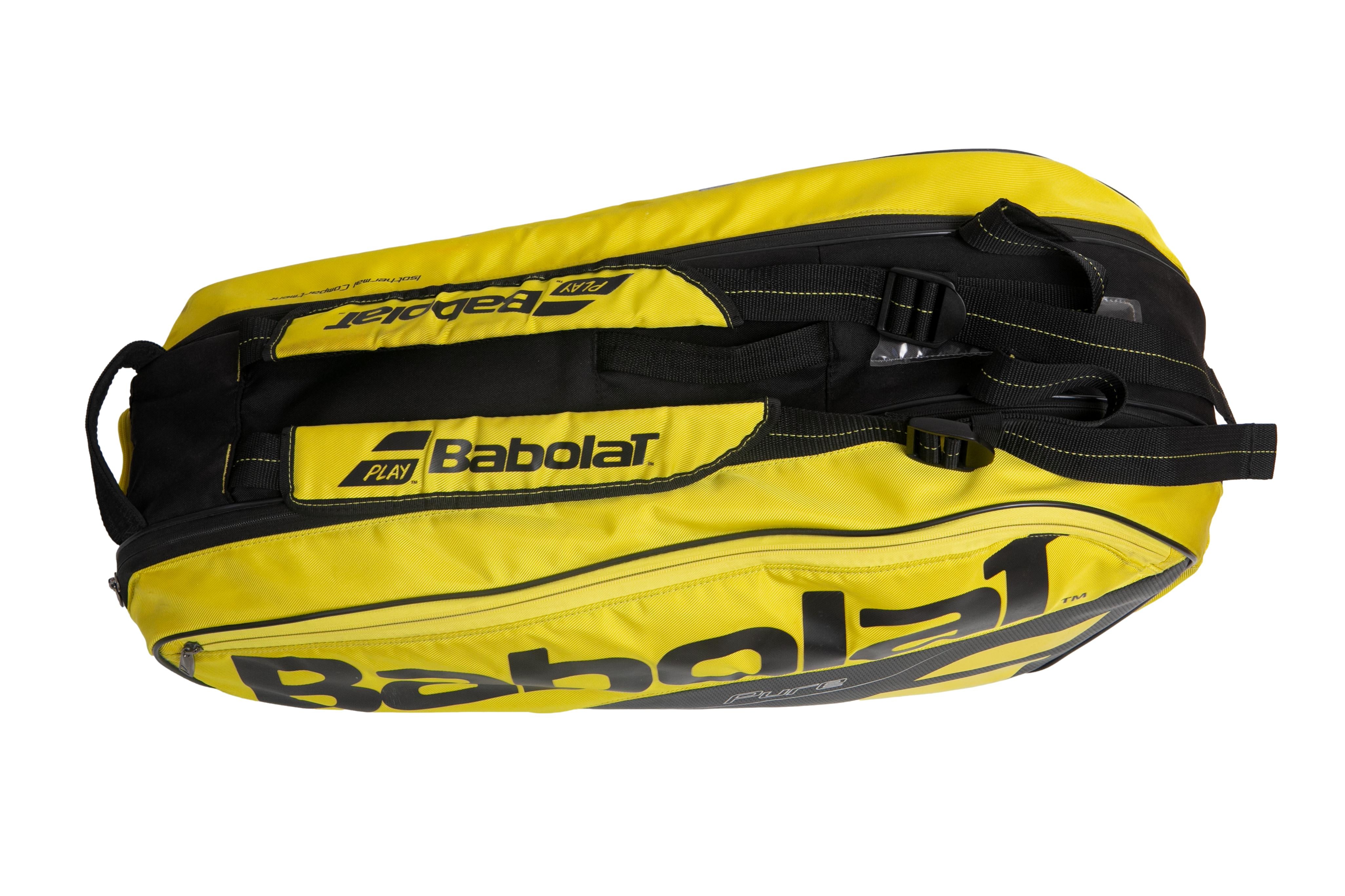 Raqueteira Unissex Tênis Babolat Pure Amarelo/Preto