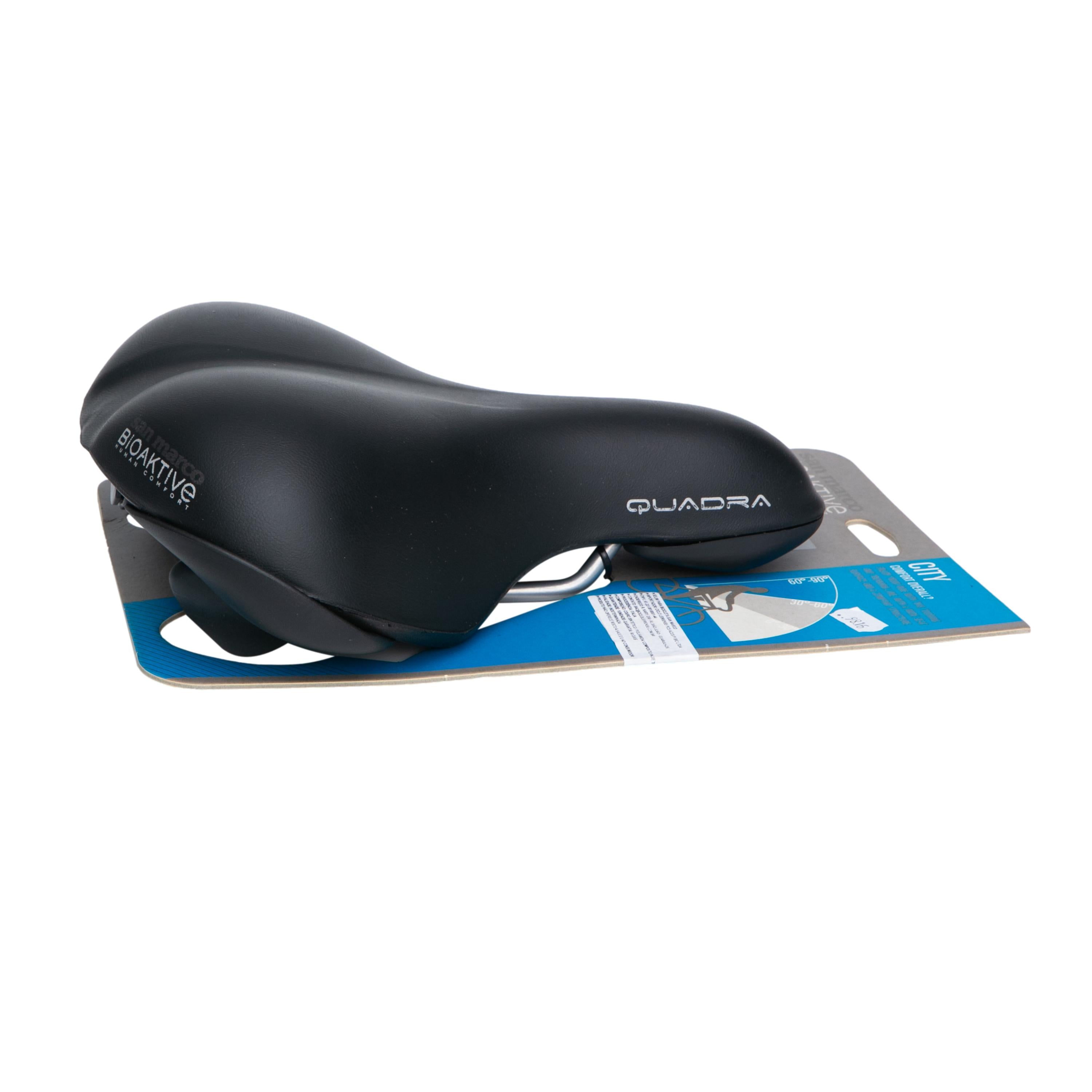 Banco Selim Selle San Marco Quadra Elegance Preto Biofoam Elastomer Klip