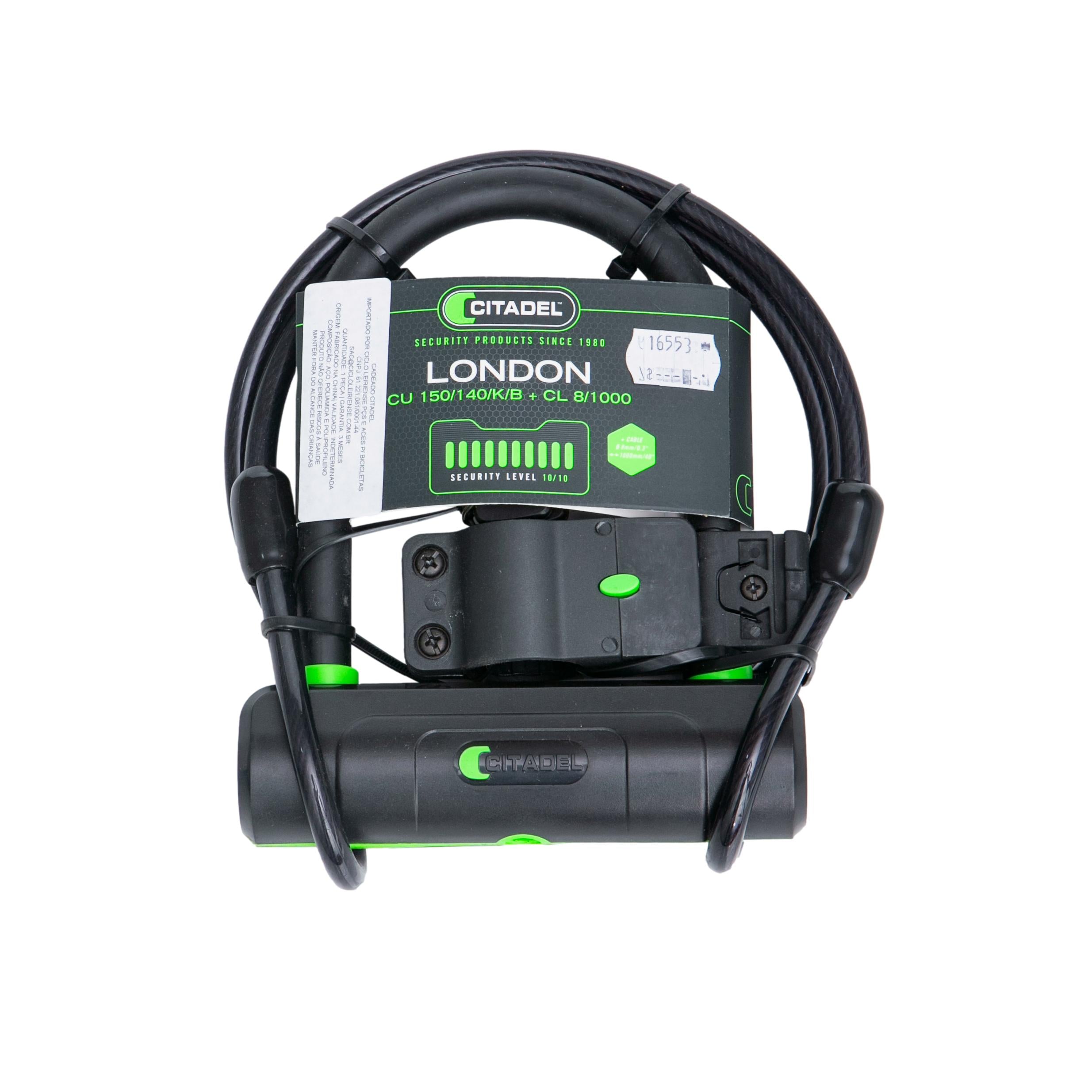 Cadeado Citadel London CU 150/140/K/B TIPO U