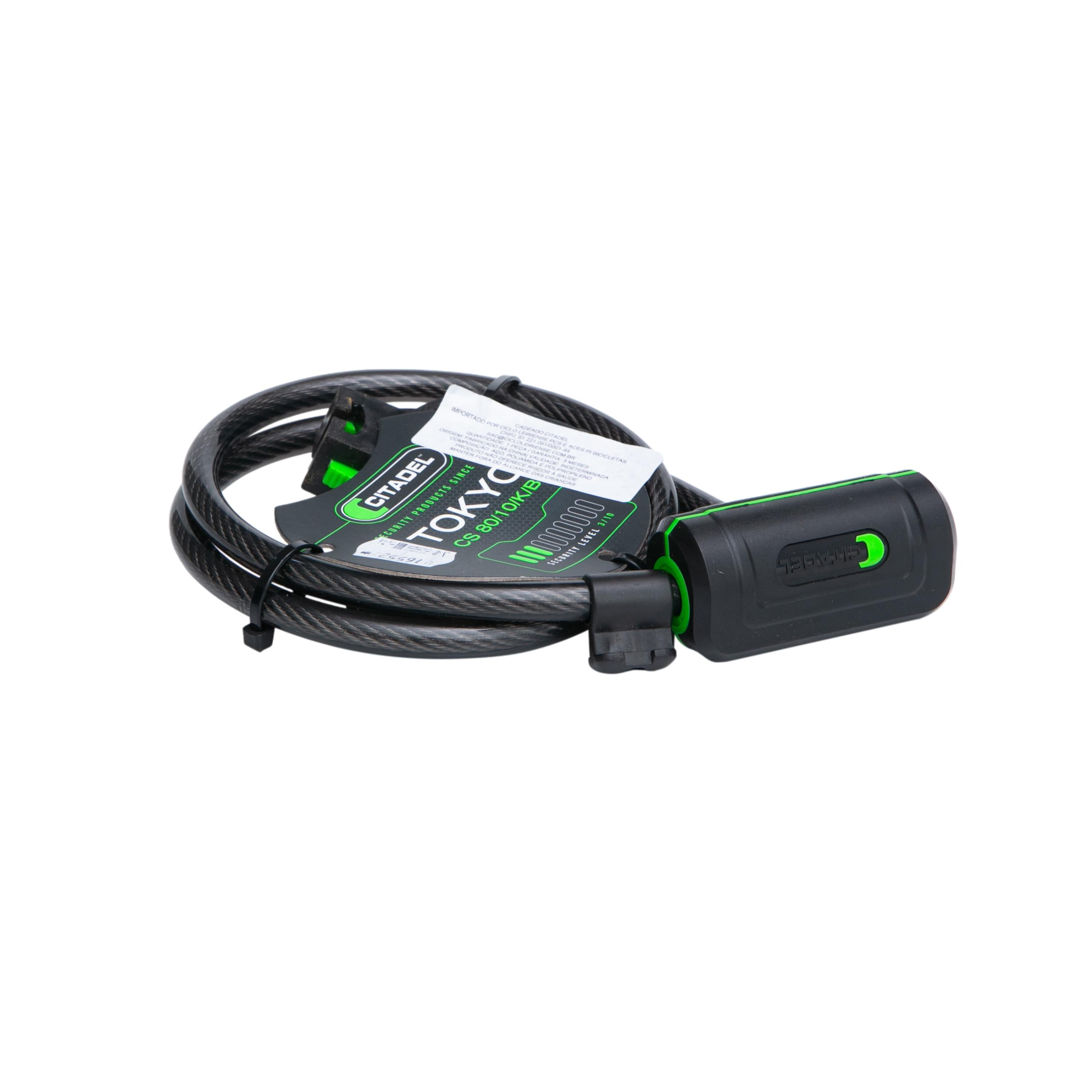 Cadeado Citadel Chave Amsterdam CA 80/15/K/B Steel-O-Flex