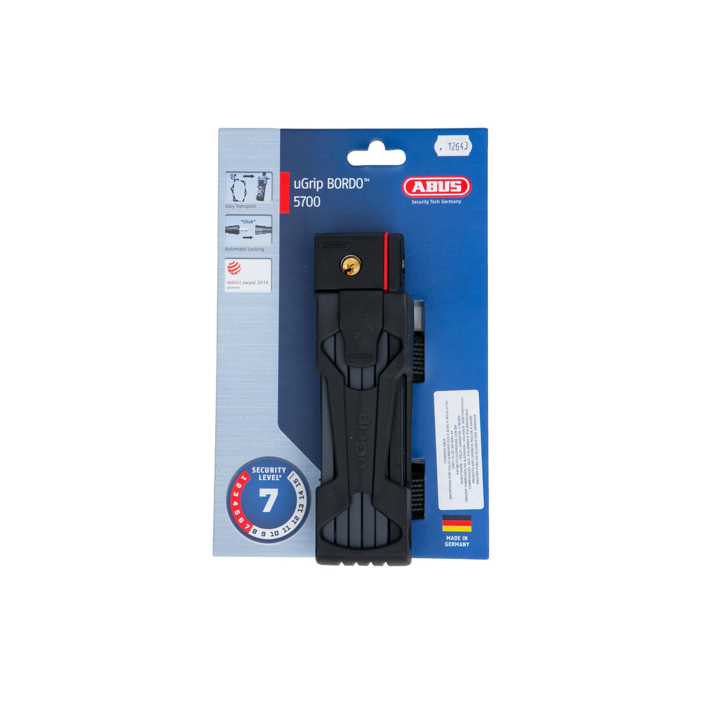 Cadeado Abus 6055/60 Bordo Lite Mini Movstar