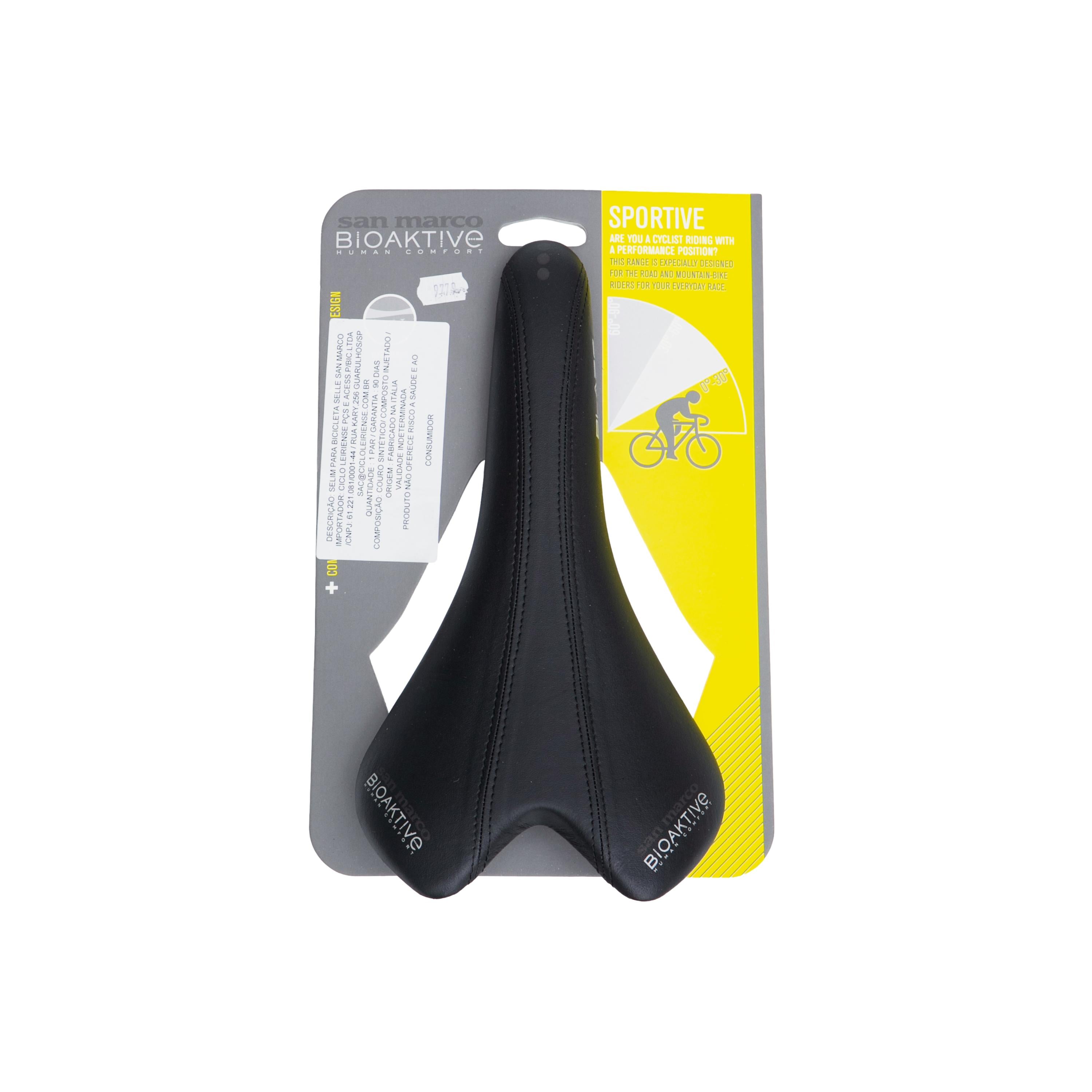 Banco Selim Selle San Marco Blaze Elegance Preto Biofoam