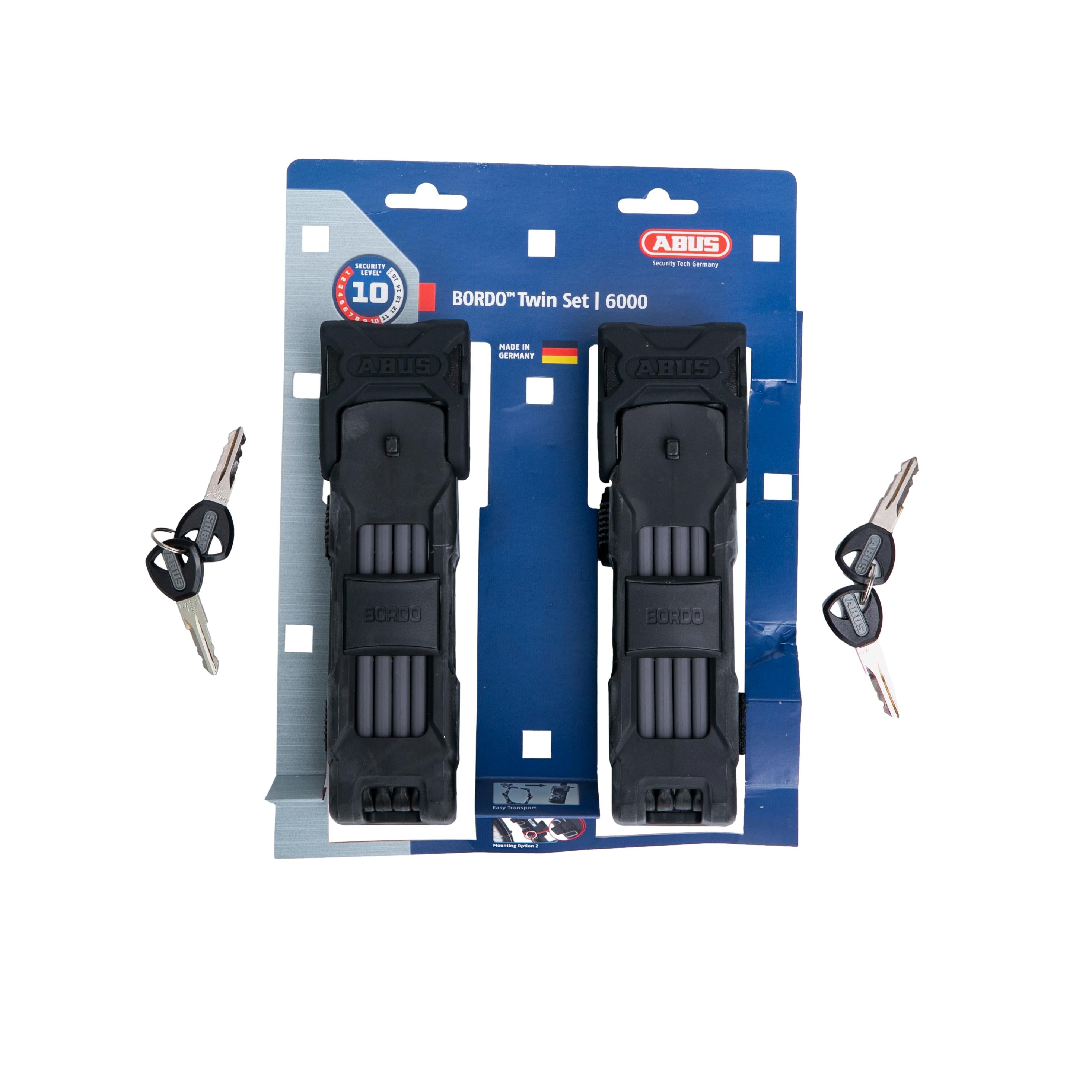 Cadeado Abus 6000/90 Bordo Preto Twinset ST