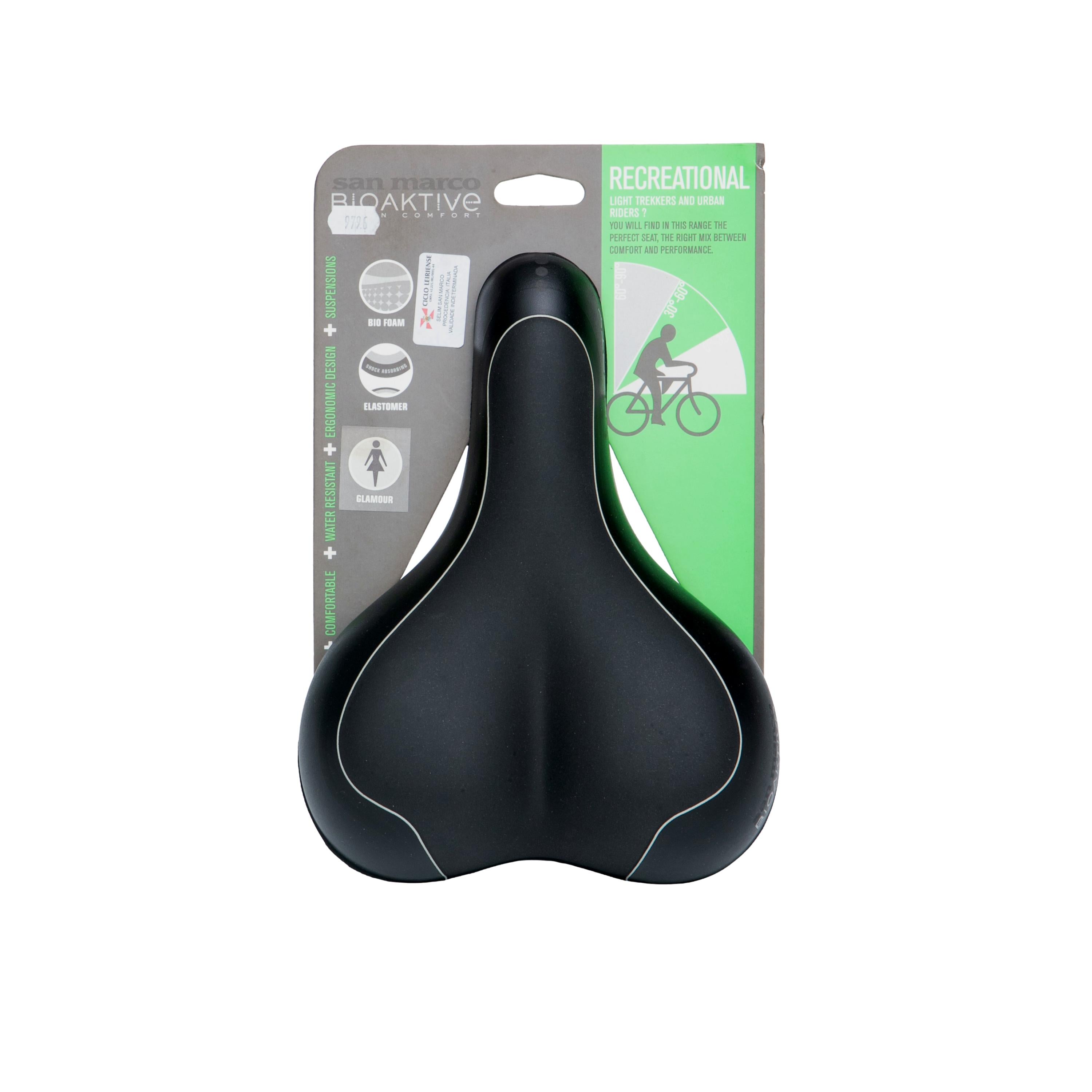 Banco Selim Selle San Marco Lyberty Glamour Preto Biofoam Elastomer