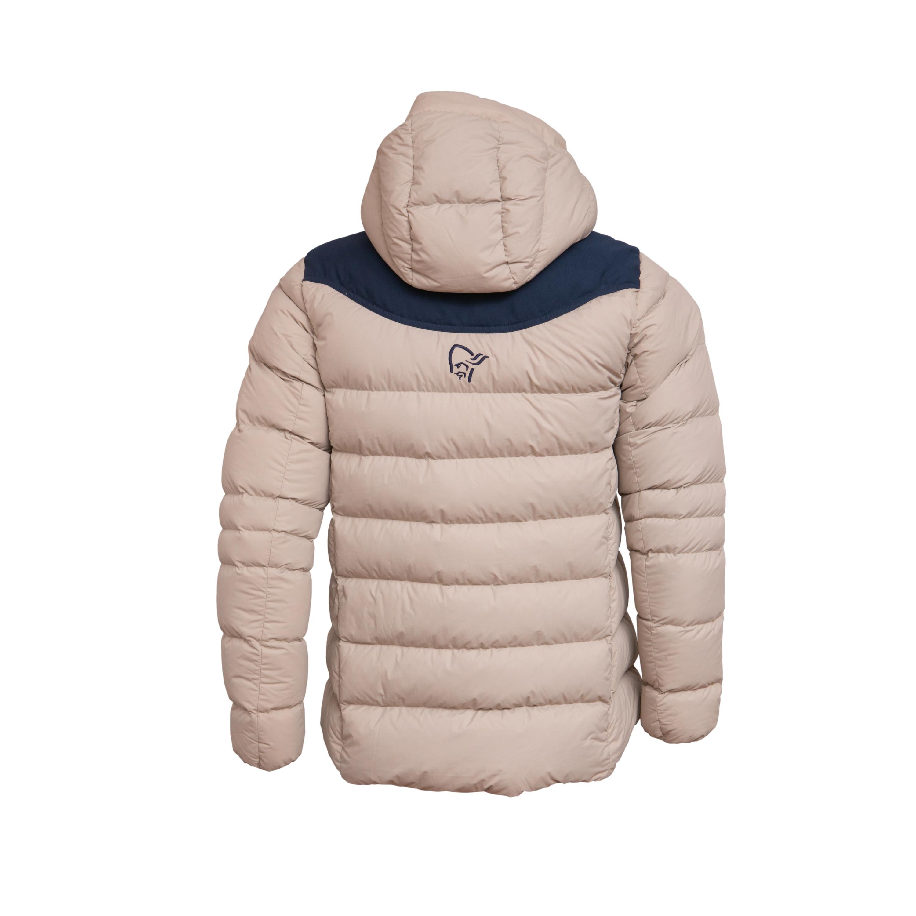 Jaqueta Unissex Ski Norrona Tamok Down 750 Bege/Azul - Tamanho L (Novo)