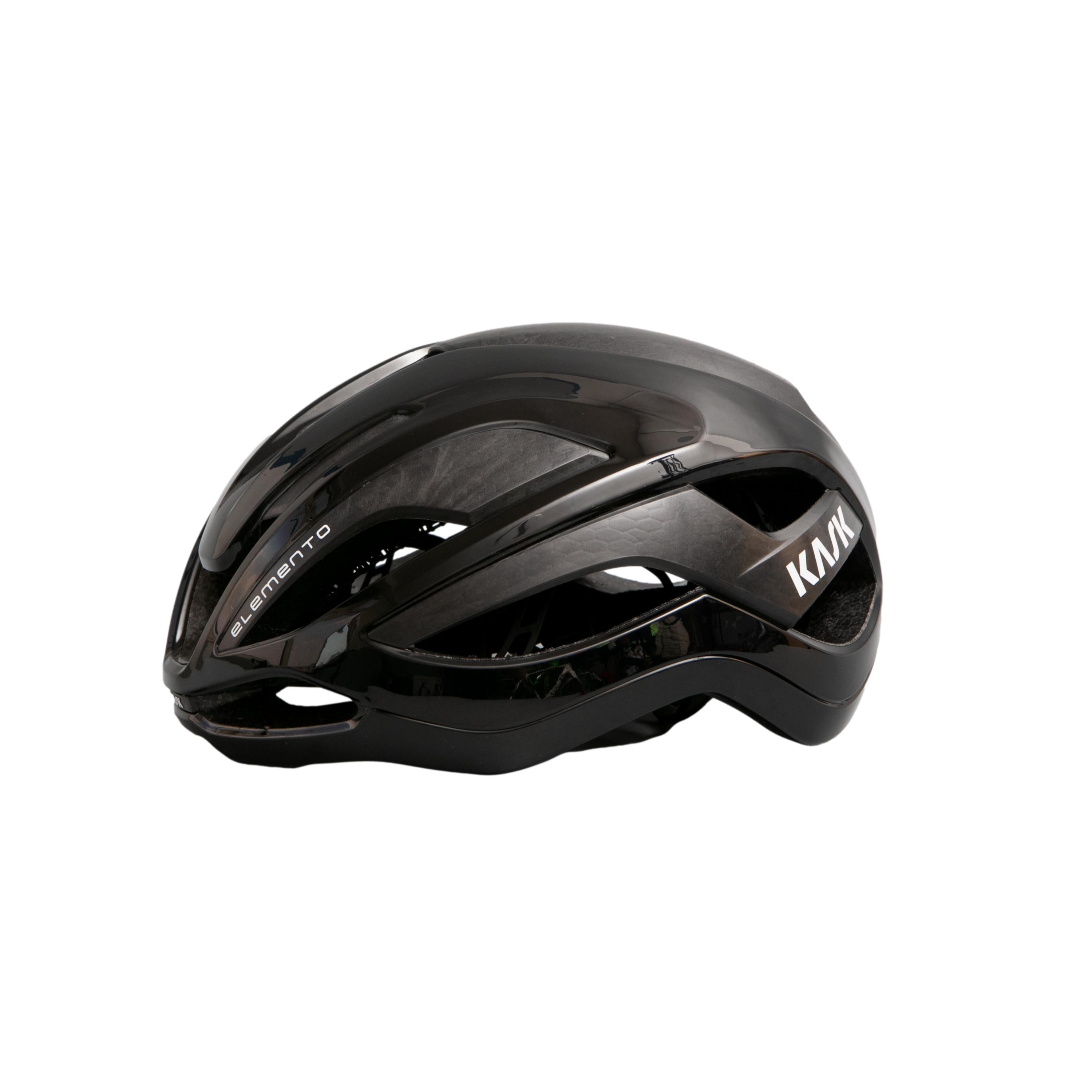 Capacete Unissex Ciclismo Kask Fuild Carbon 12 Preto - Tamanho 59-62