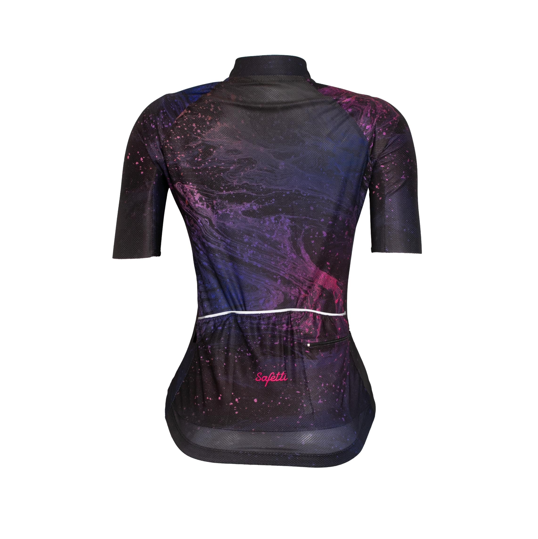 Camiseta Jersey Feminina Ciclismo Safety Roxa - Tamanho M