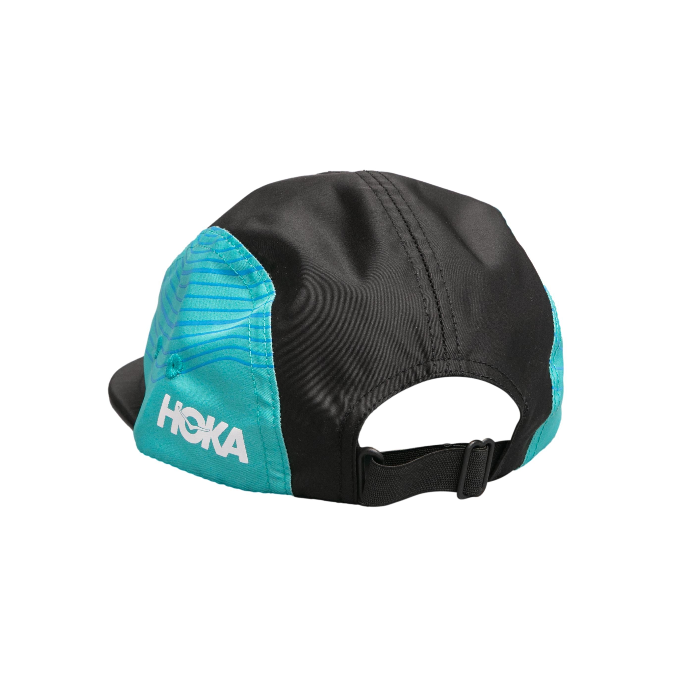 Boné Masculino Ciclismo Hoka Beta Preto e Verde - Tamanho Único