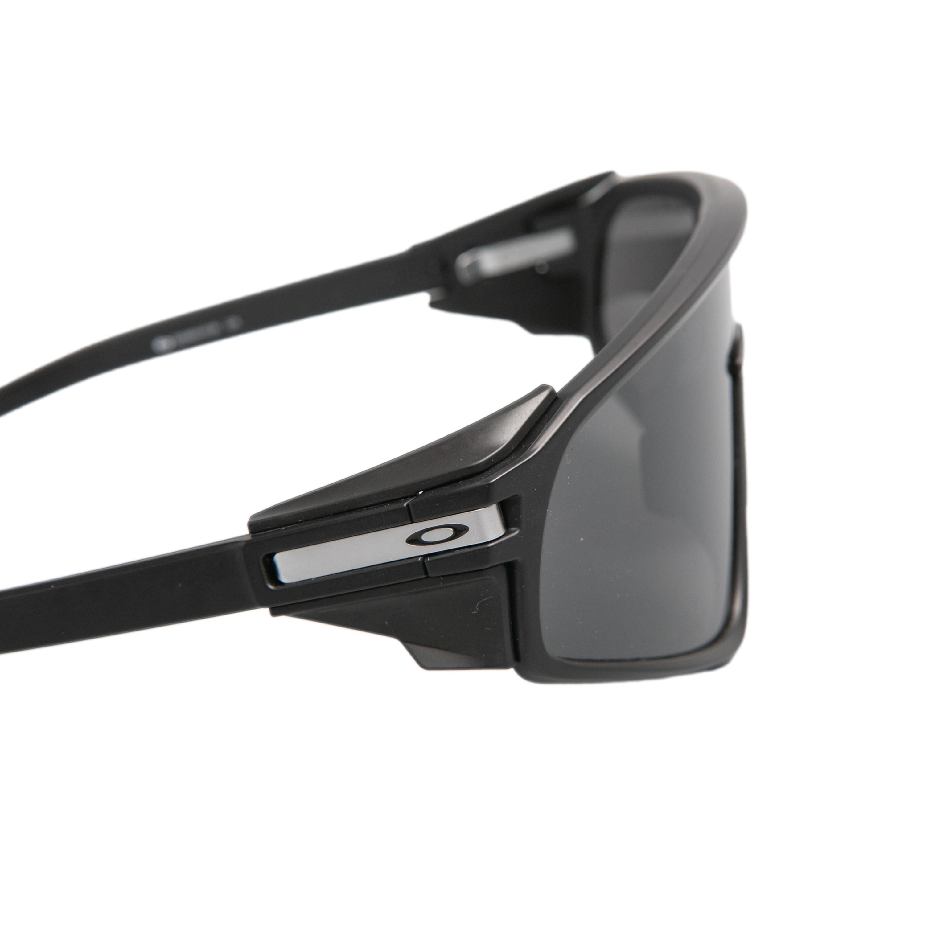 Óculos Unissex Ciclismo Oakley Latch Panel Matte Black Lente Prizm Com Case - Tamanho Único