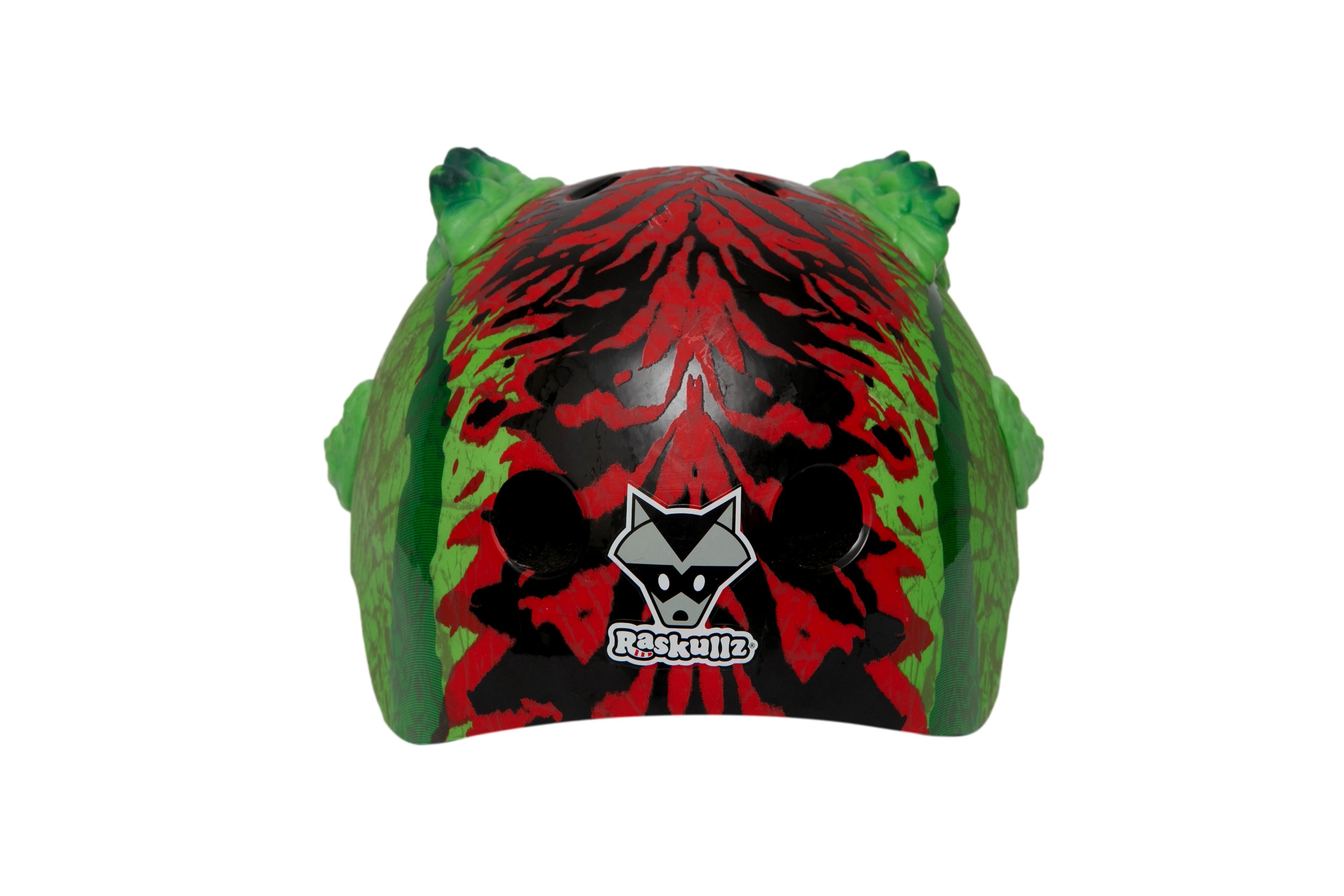 Capacete Infantil Skate/ Bicicleta Dinossauro Raskullz 80448 - Tamanho 50-54cm