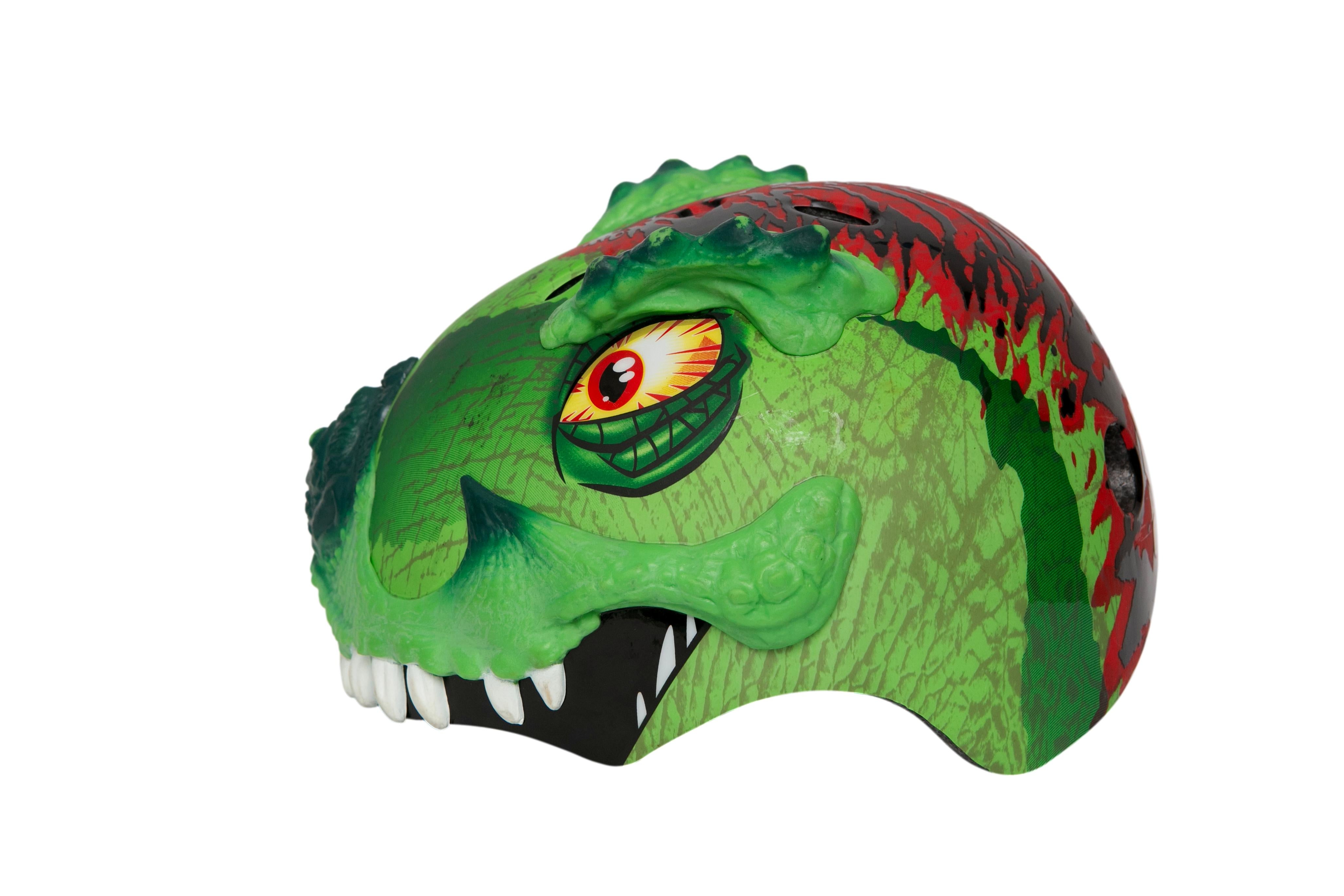 Capacete Infantil Skate/ Bicicleta Dinossauro Raskullz 80448 - Tamanho 50-54cm