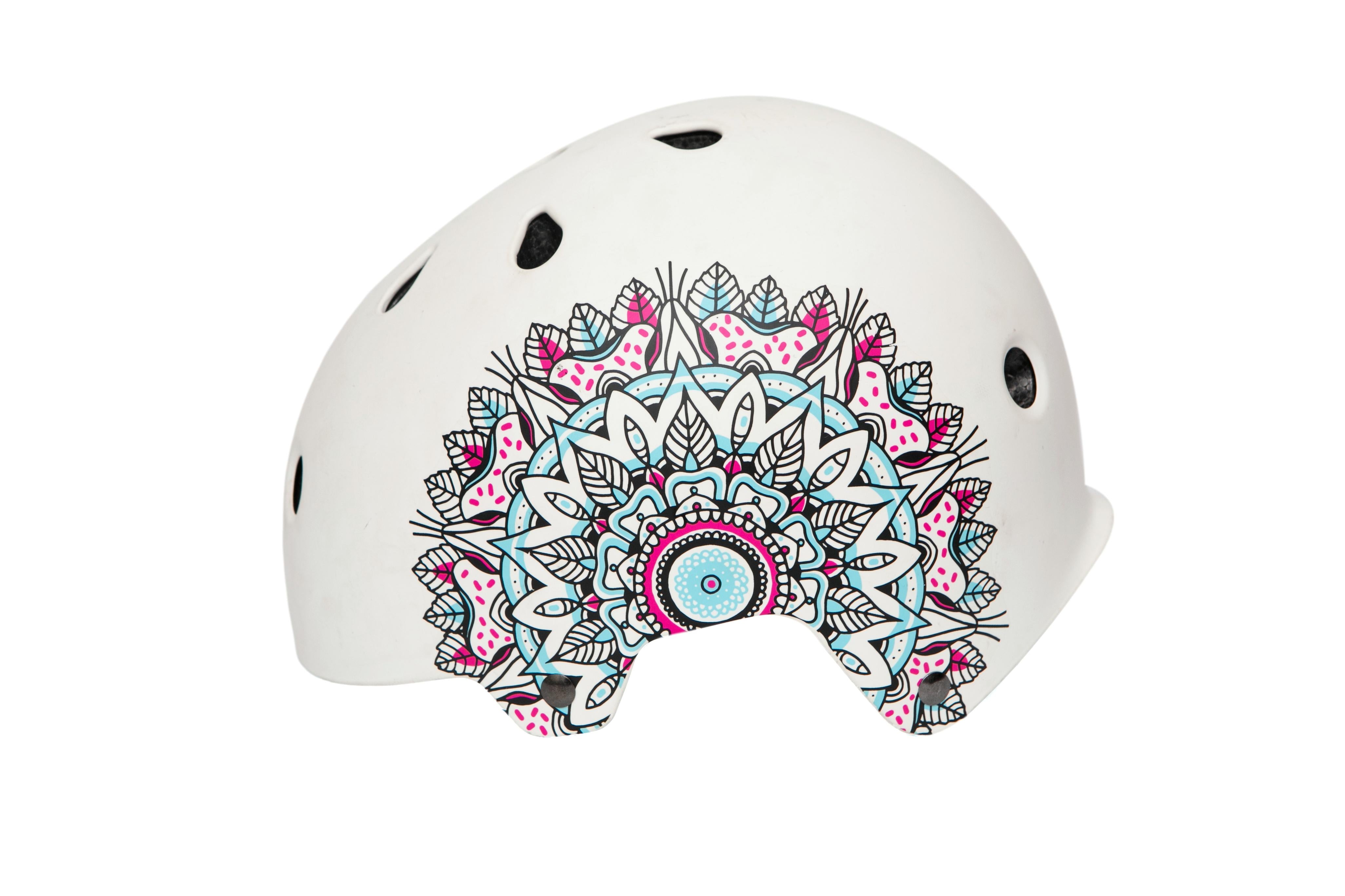Capacete Feminino Skate Oxelo Mandala - Tamanho 50-54cm