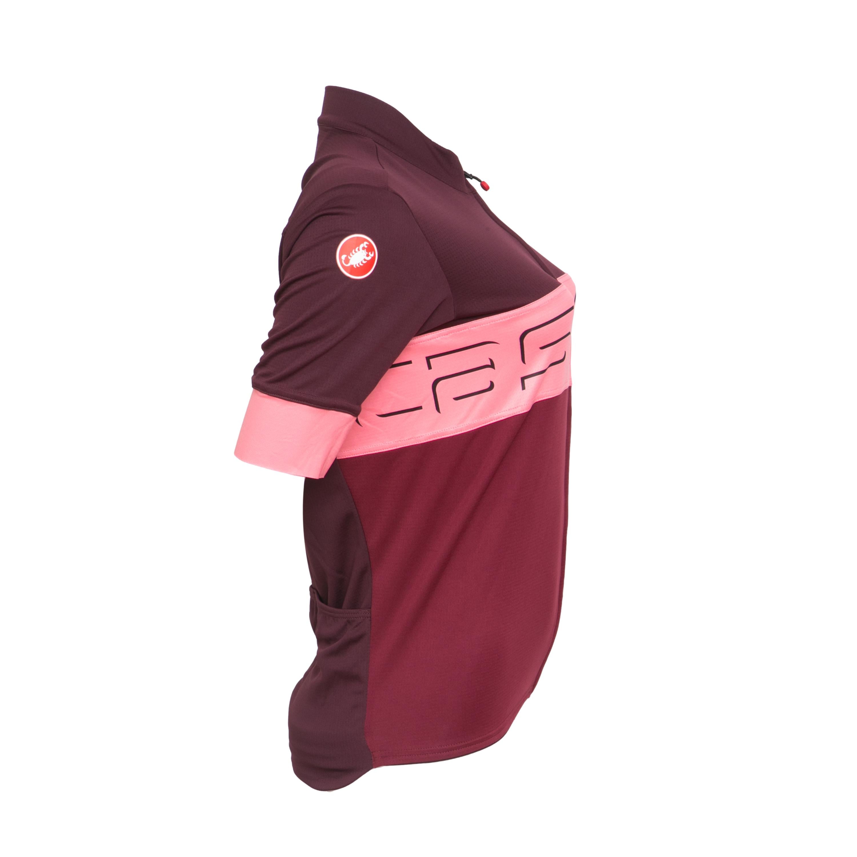Camiseta Unissex Ciclismo Castelli Vinho - Tamanho M