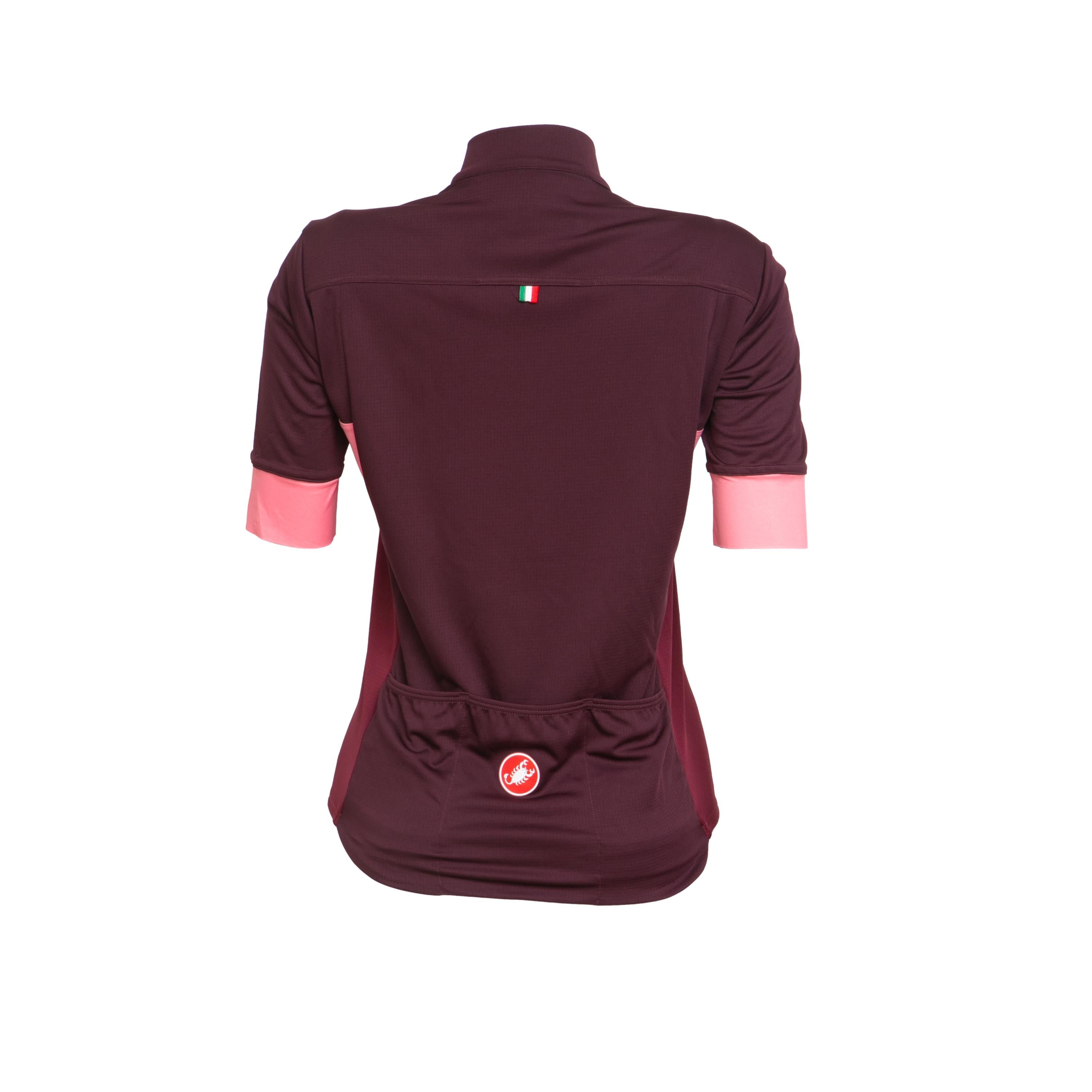 Camiseta Unissex Ciclismo Castelli Vinho - Tamanho M