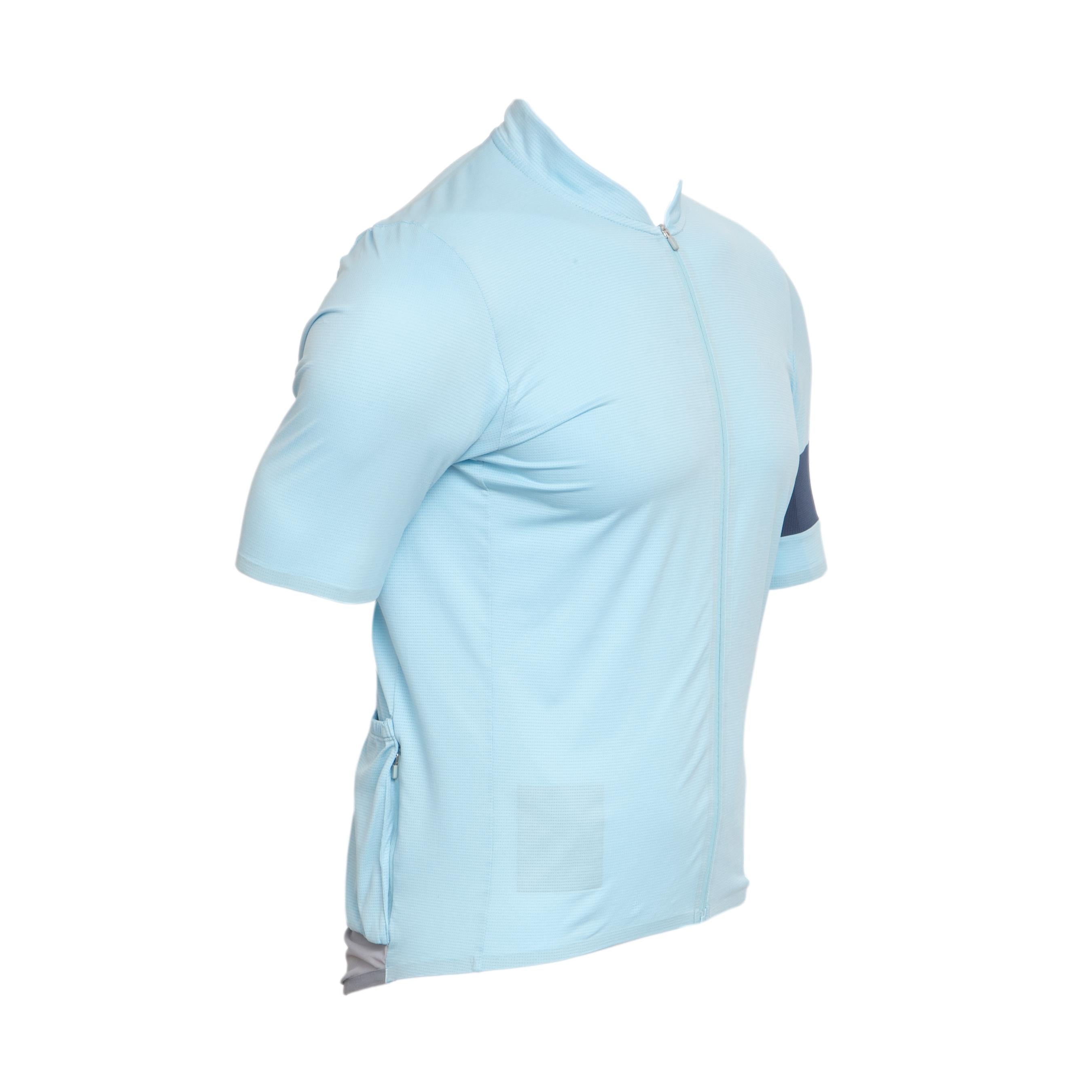 Camiseta Masculino Ciclismo Rapha Azul Claro - Tamanho L