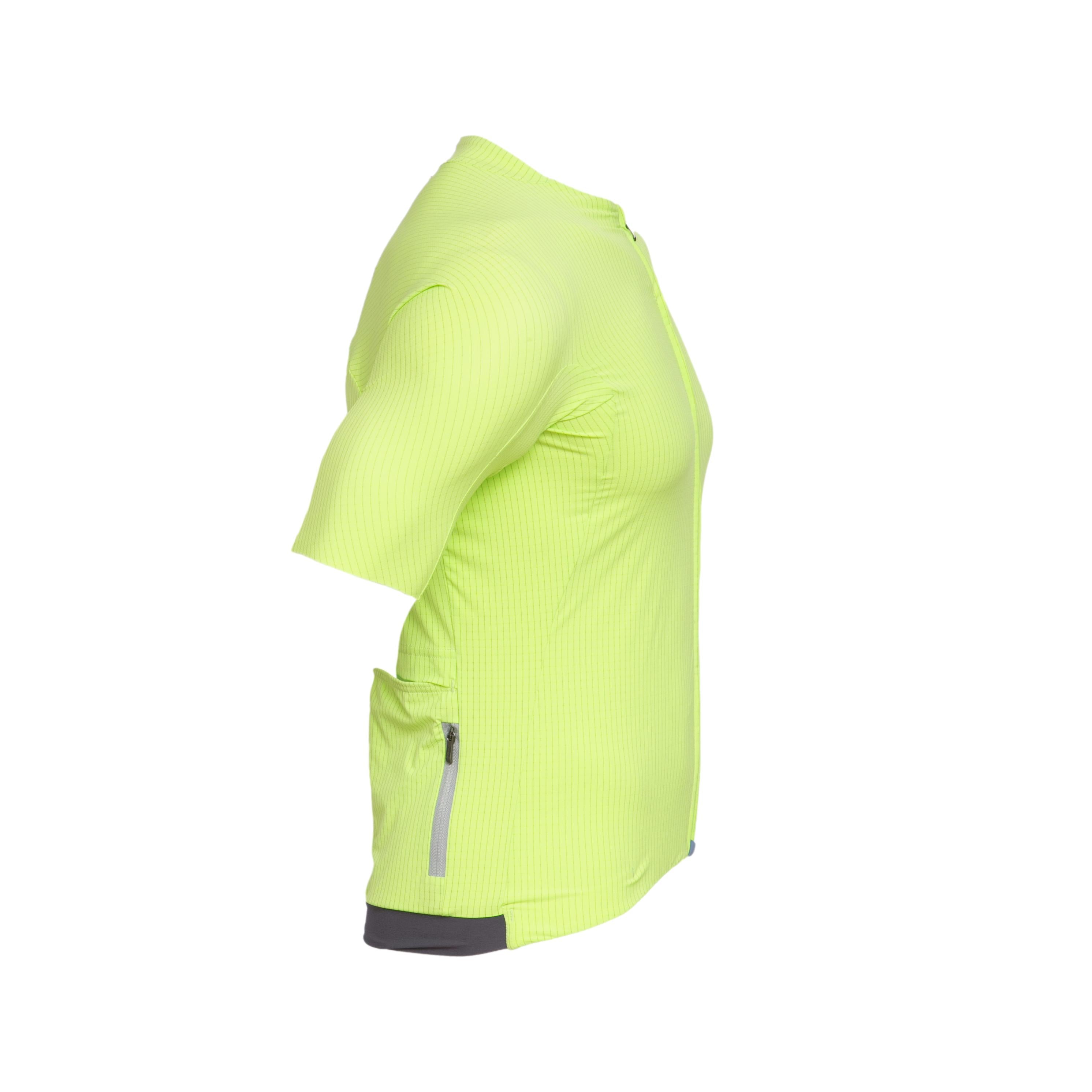 Camiseta Unissex Ciclismo Q36.5 Verde Neon - Tamanho M