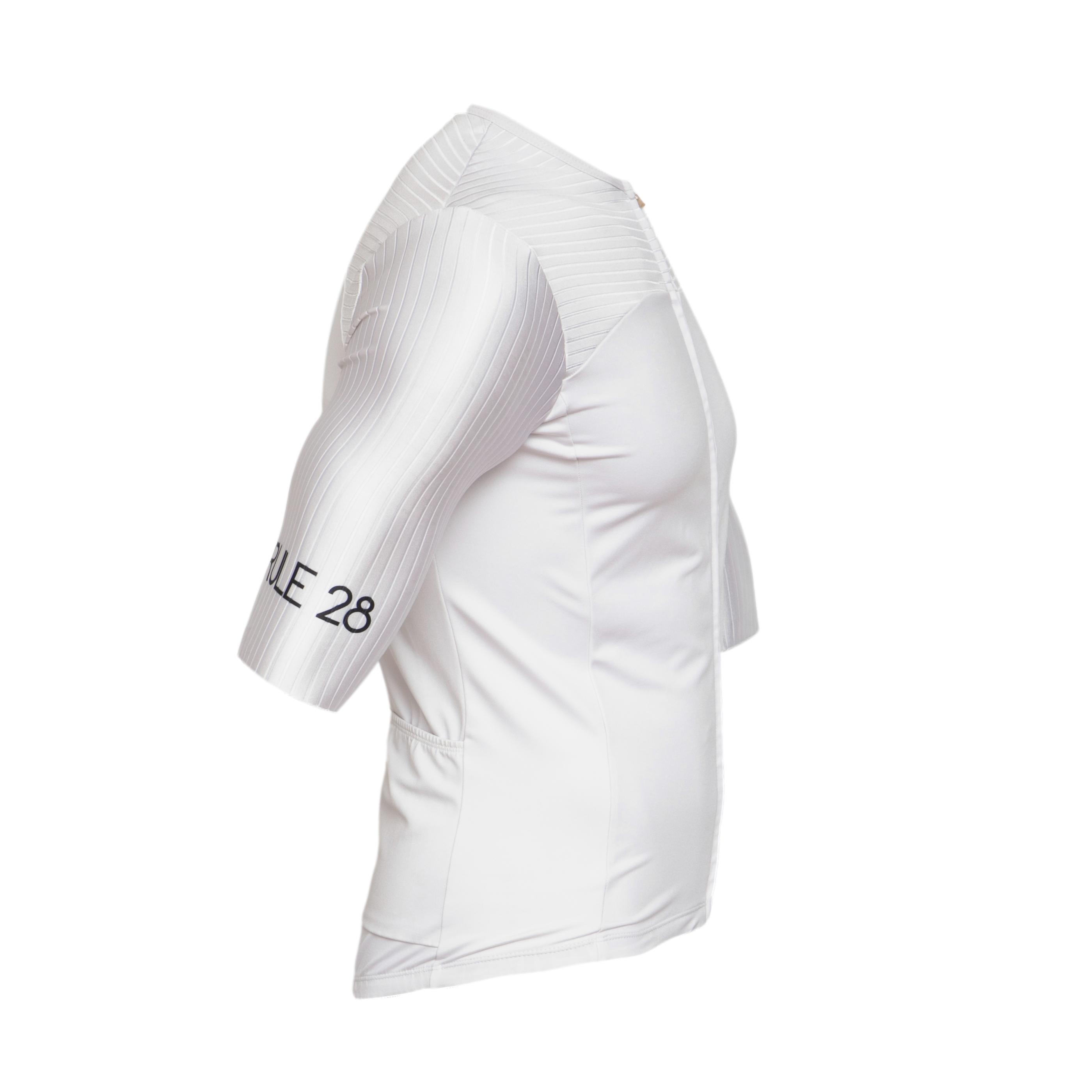 Camiseta Masculina Ciclismo Rule 28 Branca - Tamanho M