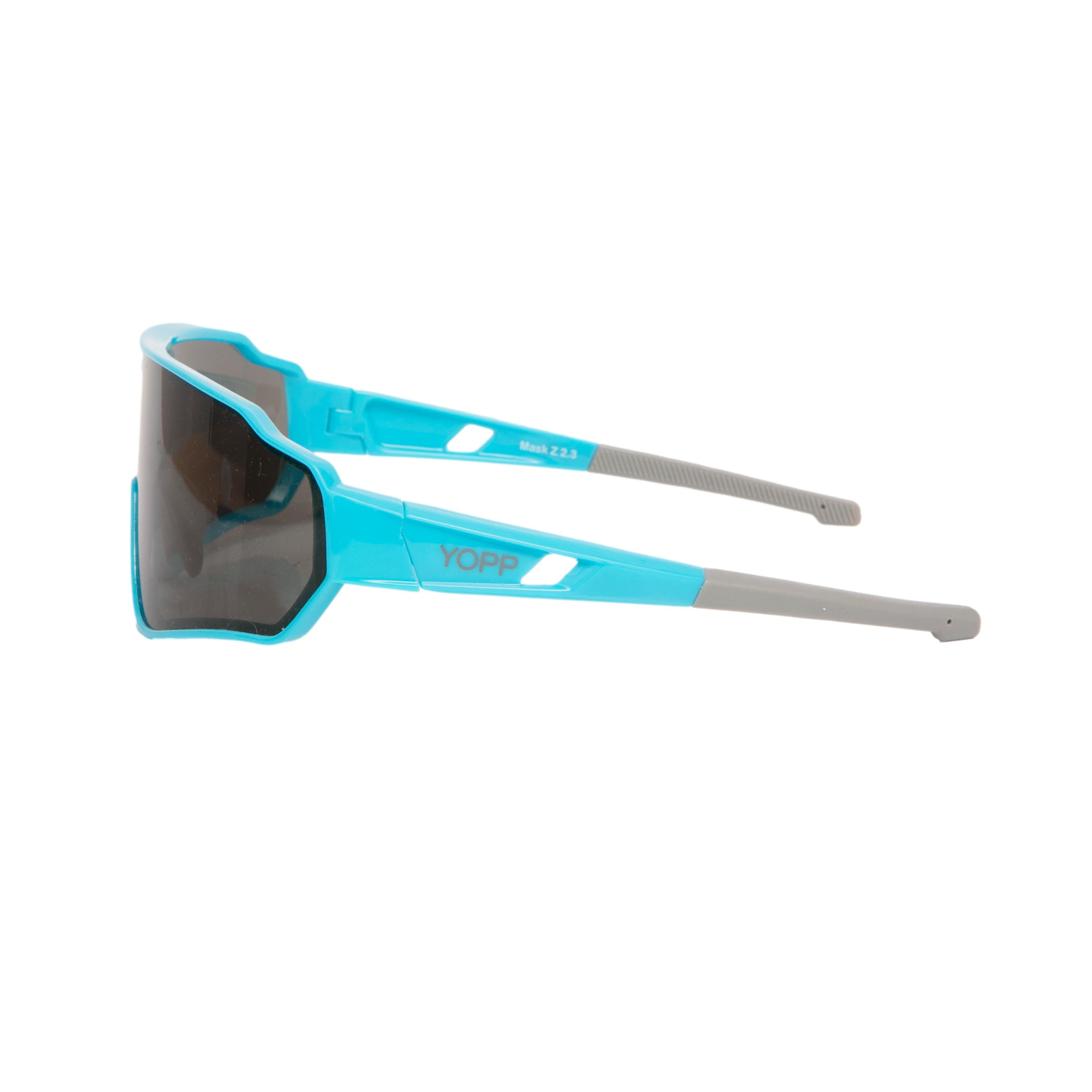 Óculos Sol Masculino Ciclismo Yopp Mask Z2.3 UV400 Azul - Tamanho Único