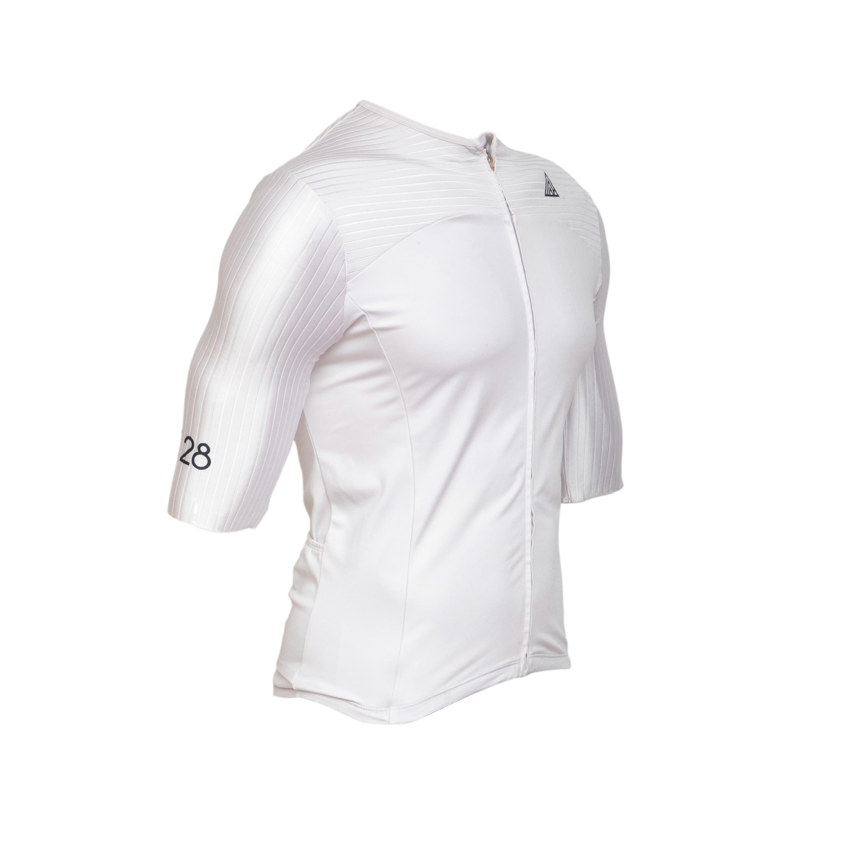 Camiseta Masculina Ciclismo Ruler 28 Branca - Tamanho M