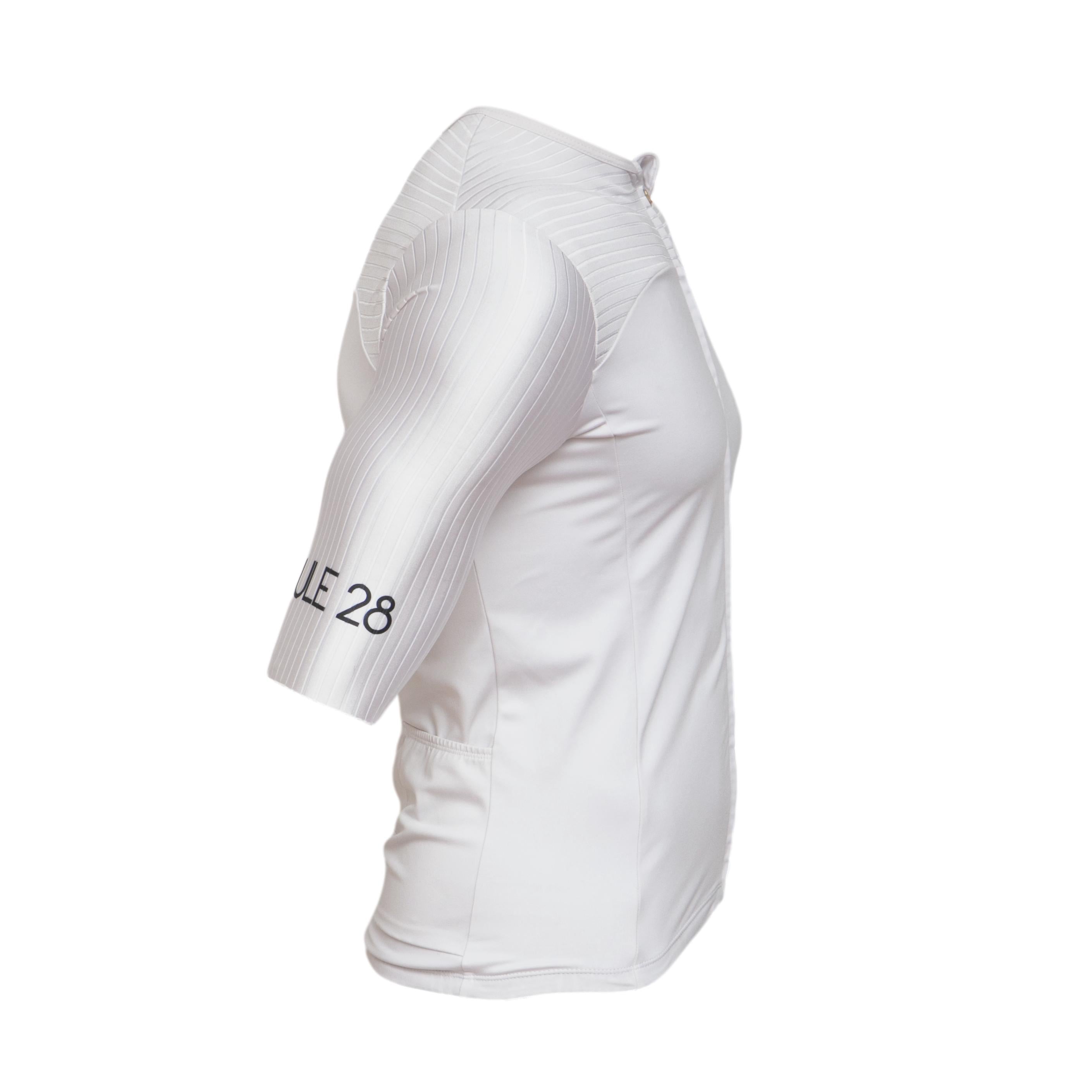 Camiseta Masculina Ciclismo Ruler 28 Branca - Tamanho M