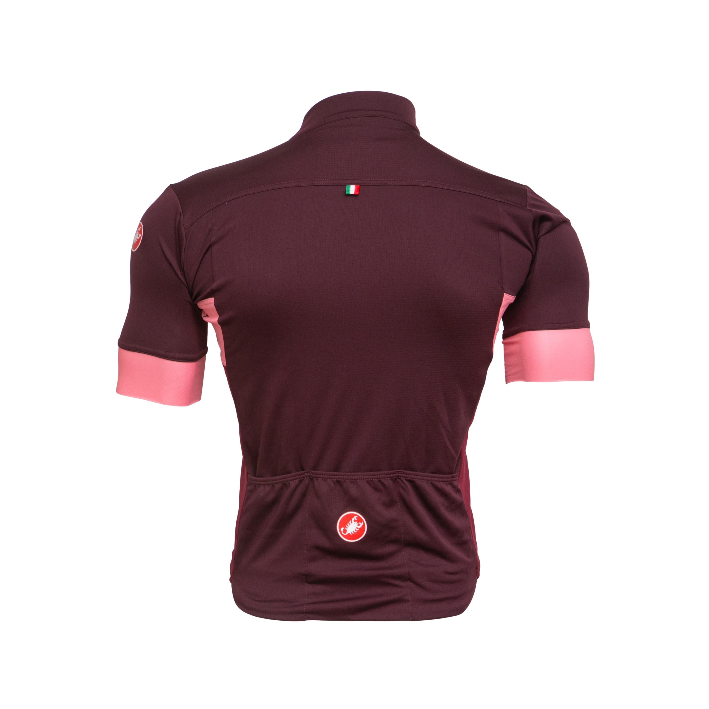 Camiseta Unissex Ciclismo Castelli Vinho - Tamanho M
