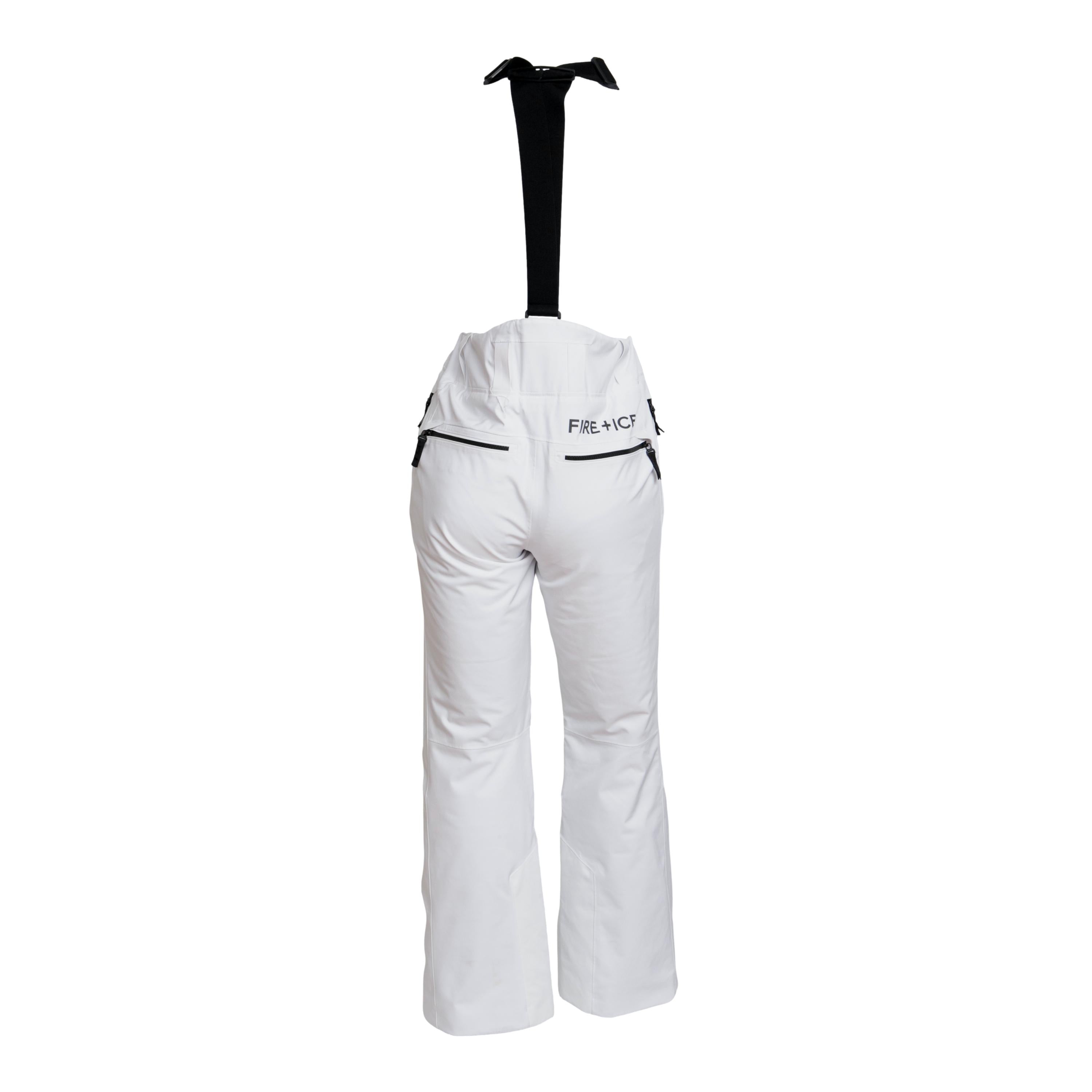 Calça Unissex Snowboard/Ski Bogner Fire+Ice Branco - Tamanho 36 US