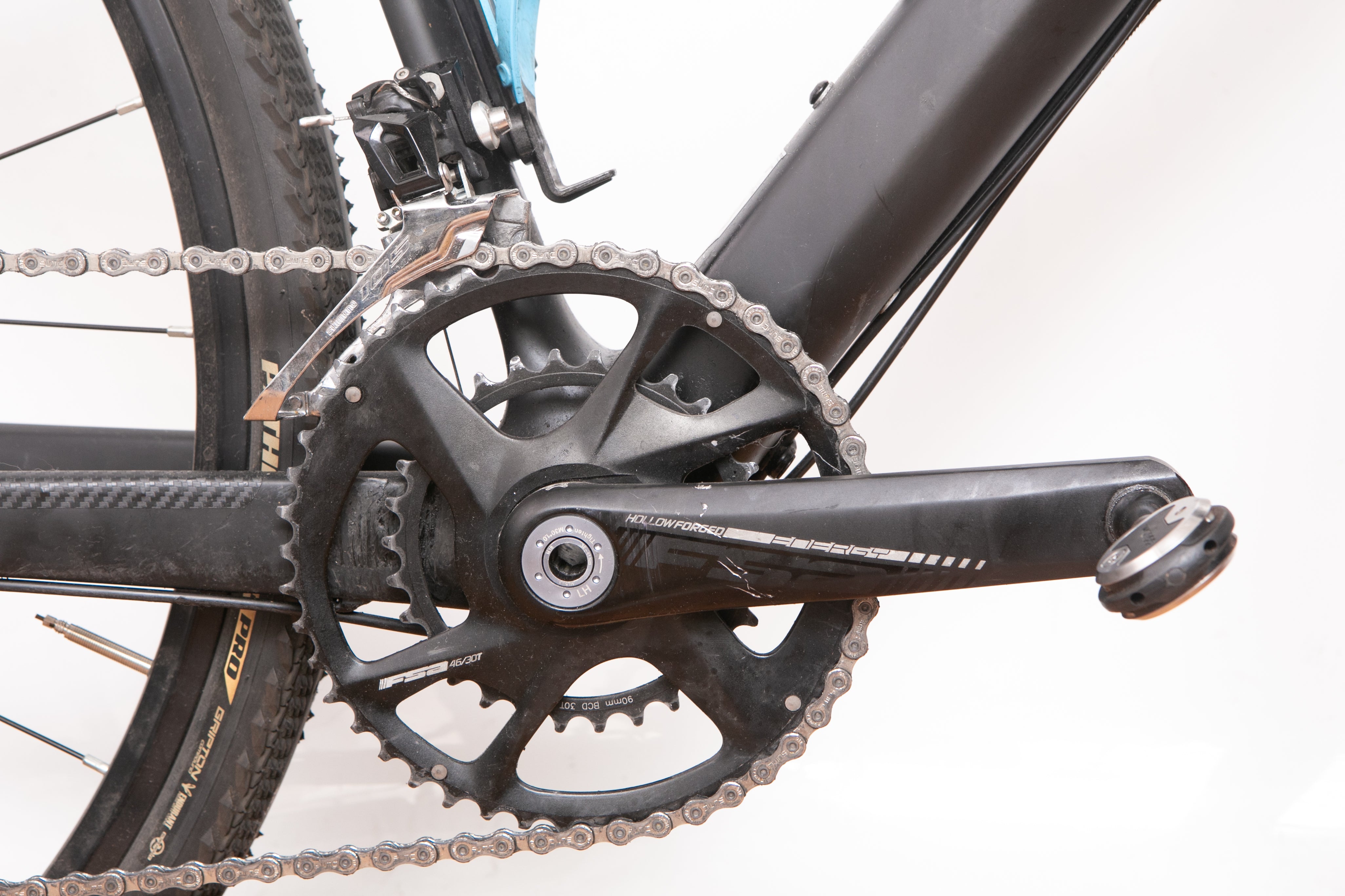 Bicicleta Unissex Ciclismo Gravel Carbon Pro 22V Preta - Tamanho 58