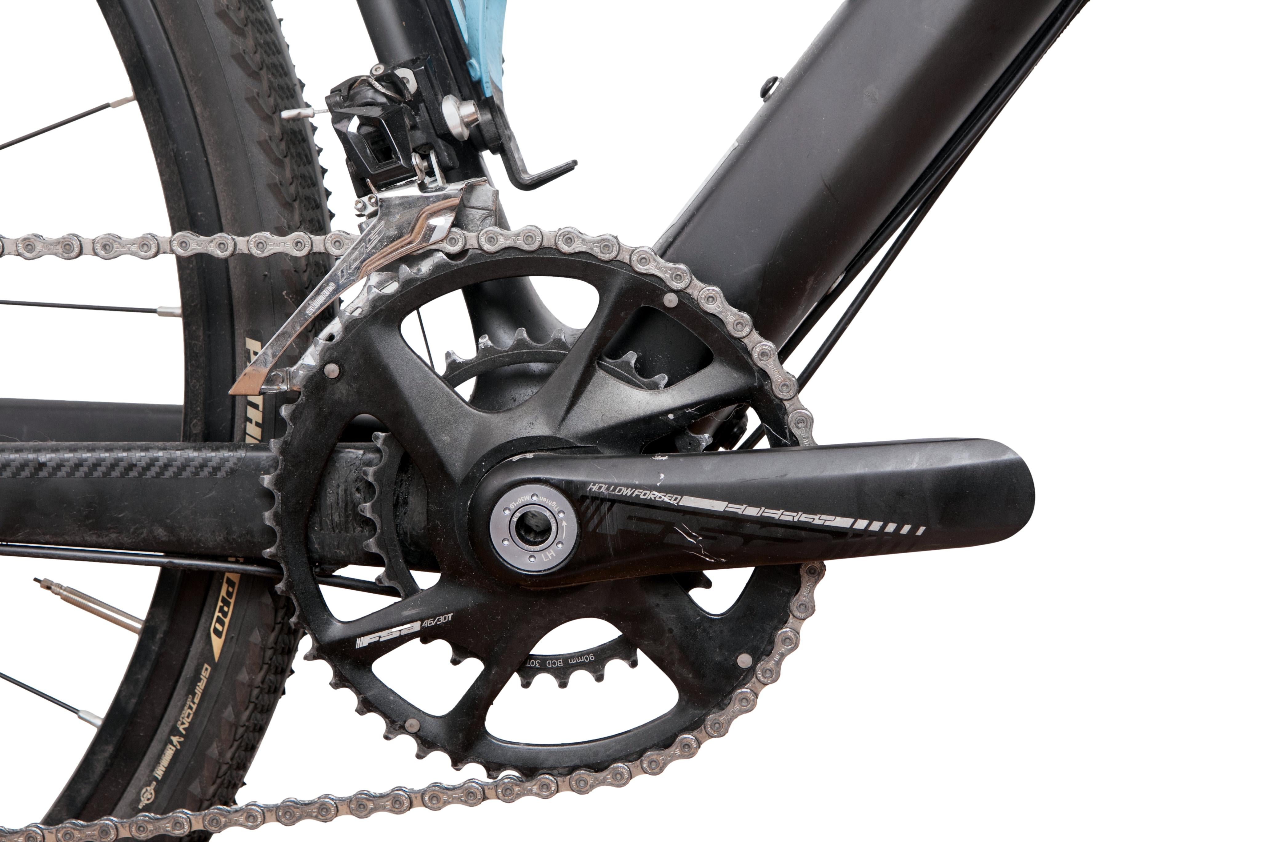 Bicicleta Unissex Ciclismo Gravel Carbon Pro 22V Preta - Tamanho 58