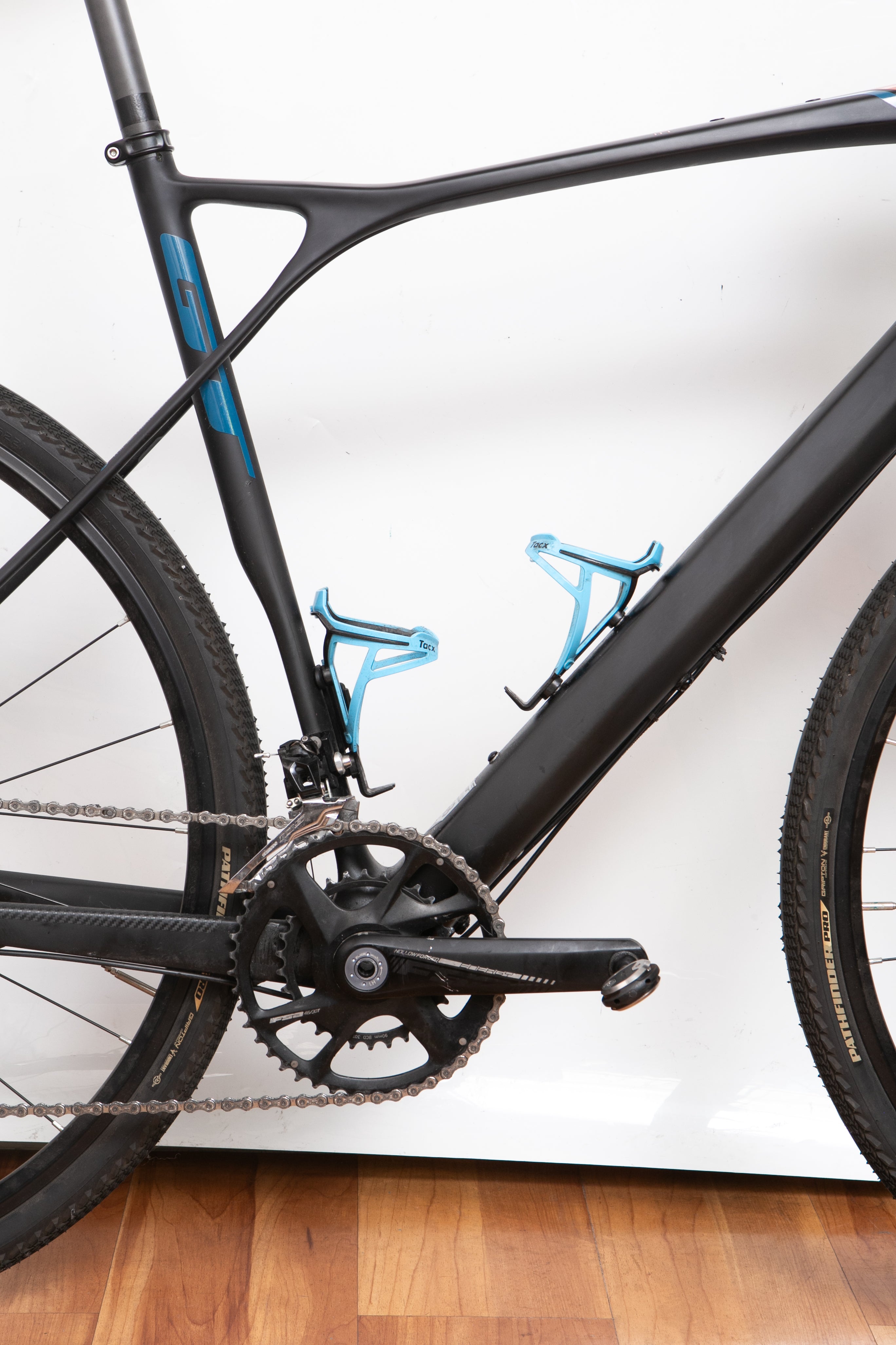 Bicicleta Unissex Ciclismo Gravel Carbon Pro 22V Preta - Tamanho 58
