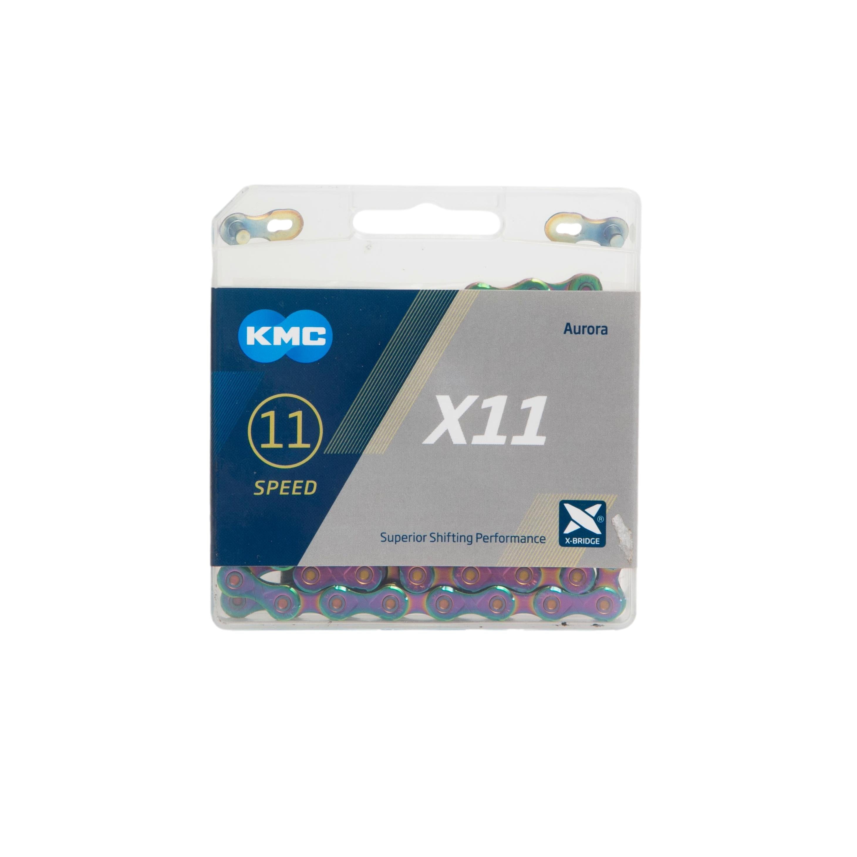 Corrente Unissex Ciclismo KMC Speed X11 Furta Cor - Tamanho 1/2"X11/128"